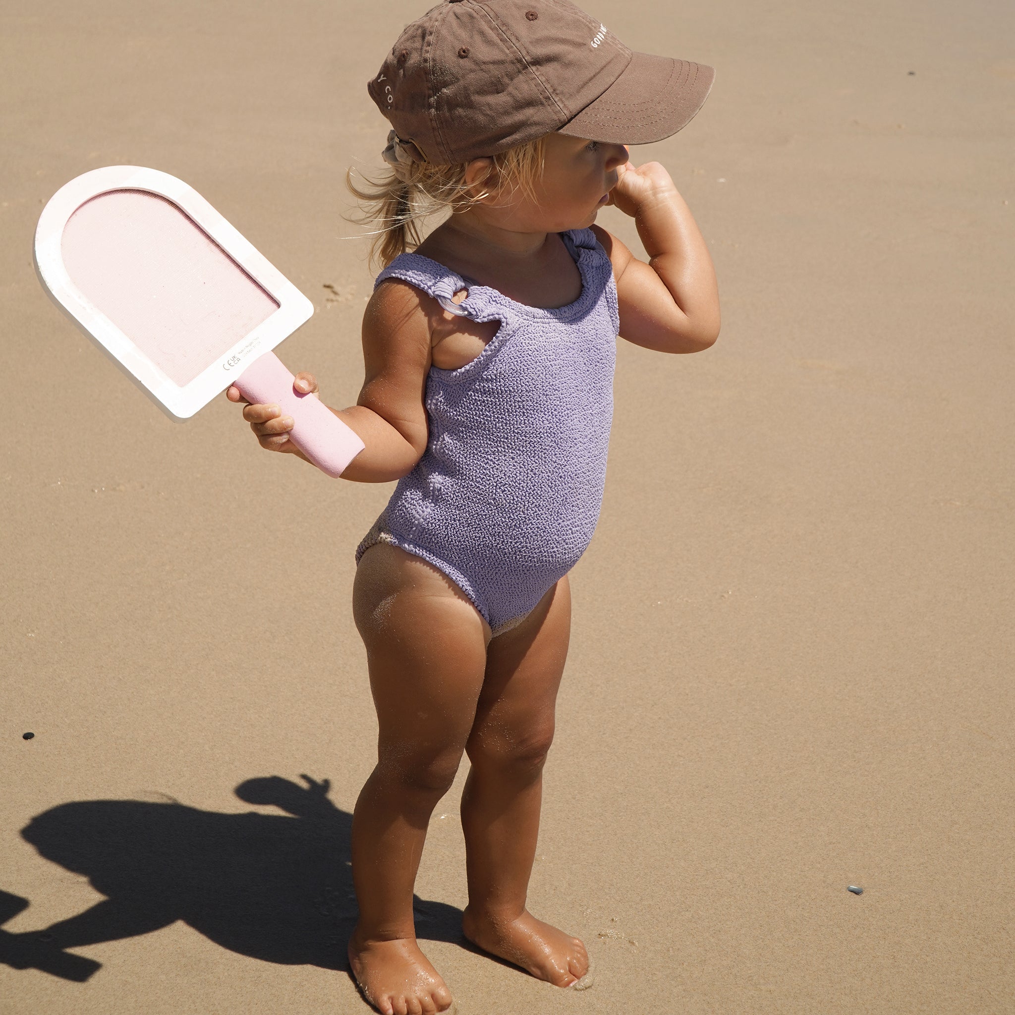 Kids Velcro Beach Bats - Cotton Candy