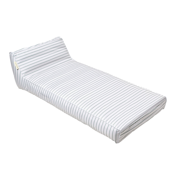 Luxe Lie-On Lounger | La Palma Sage Stripe