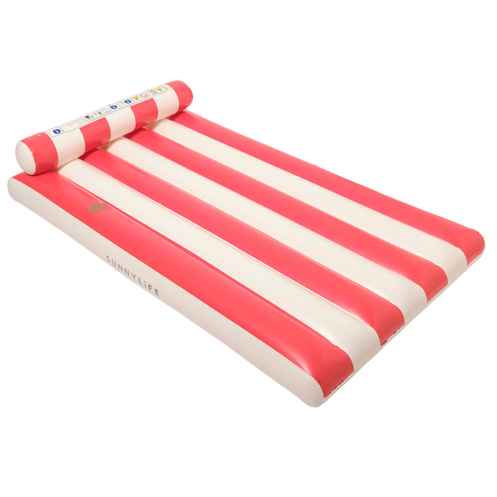 Luxe Lilo | Red Stripe
