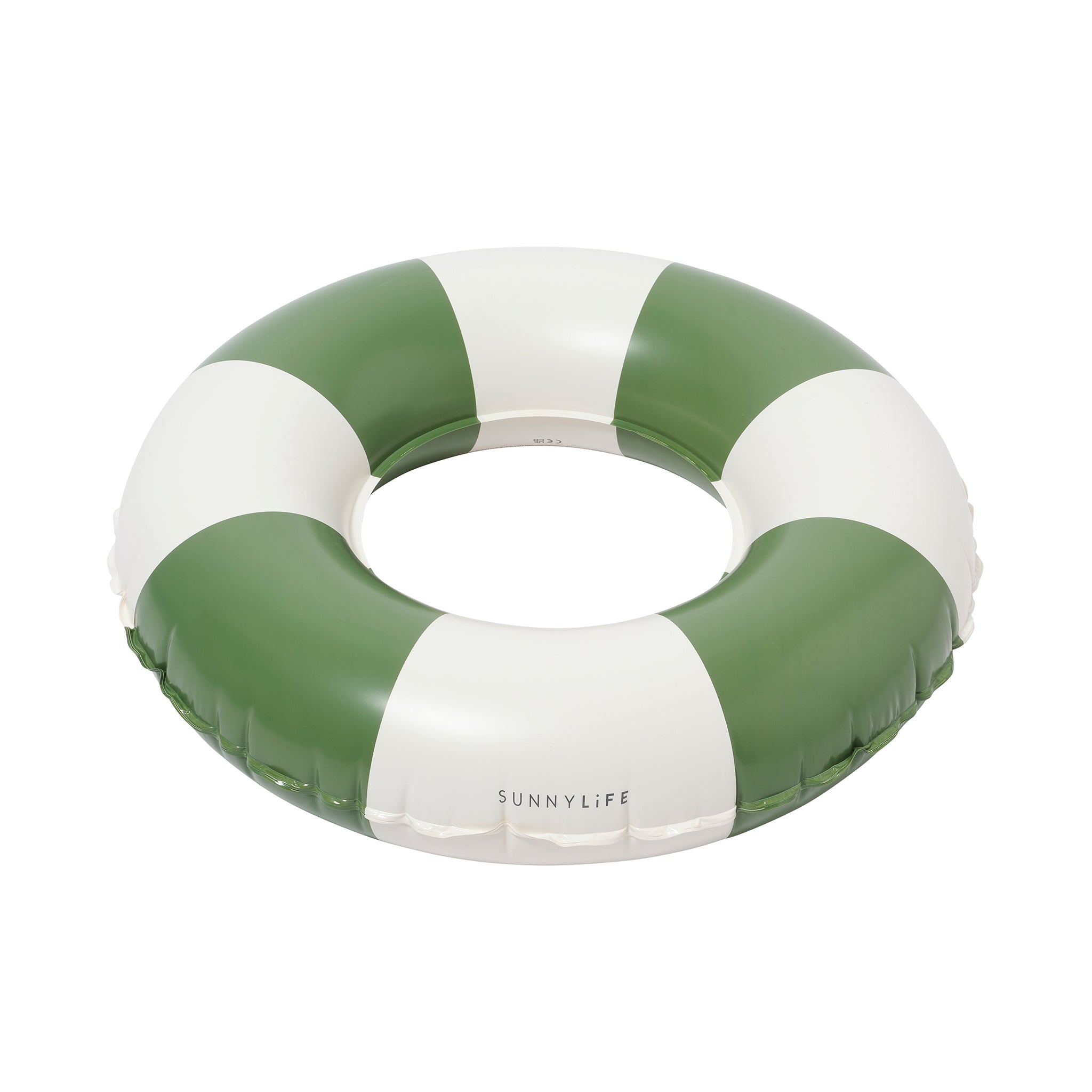 Mini Tube Pool Ring - Olive Stripe
