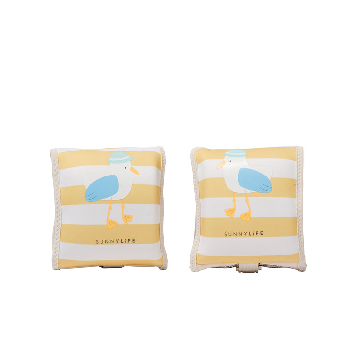 Kids Floaties | Sammy the Seagull Mustard Stripe