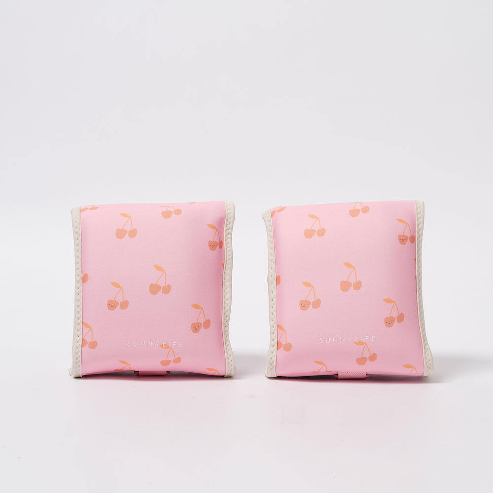 Kids Neoprene Arm Bands | Cotton Candy Cherry