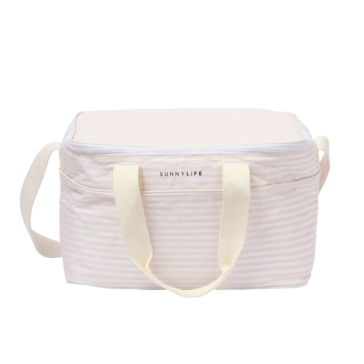 Light Cooler Bag | Lazy Days Pink Stripe