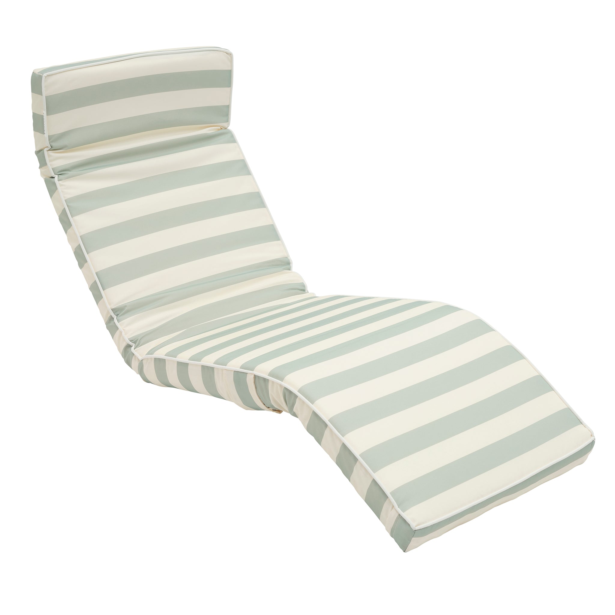 The Lounger Chair - Sea Sage Stripe