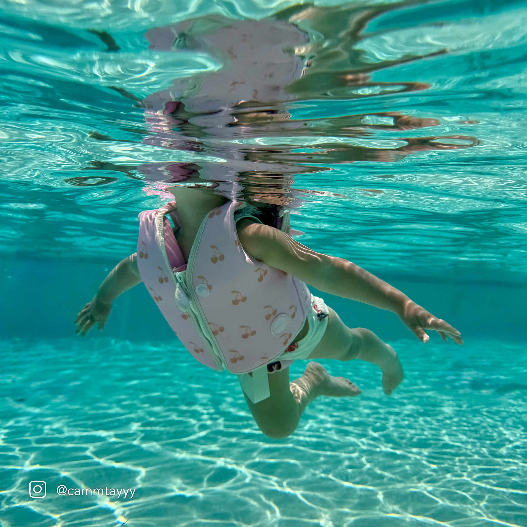 Kids Swim Vest 2-3 | Cotton Candy Cherry