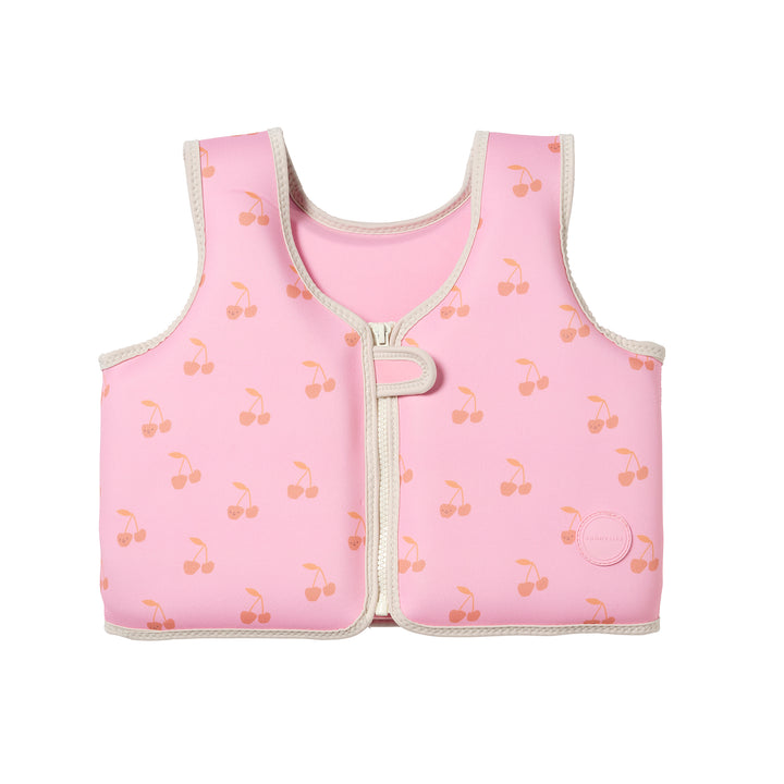 Kids Swim Vest 3-6 | Cotton Candy Cherry