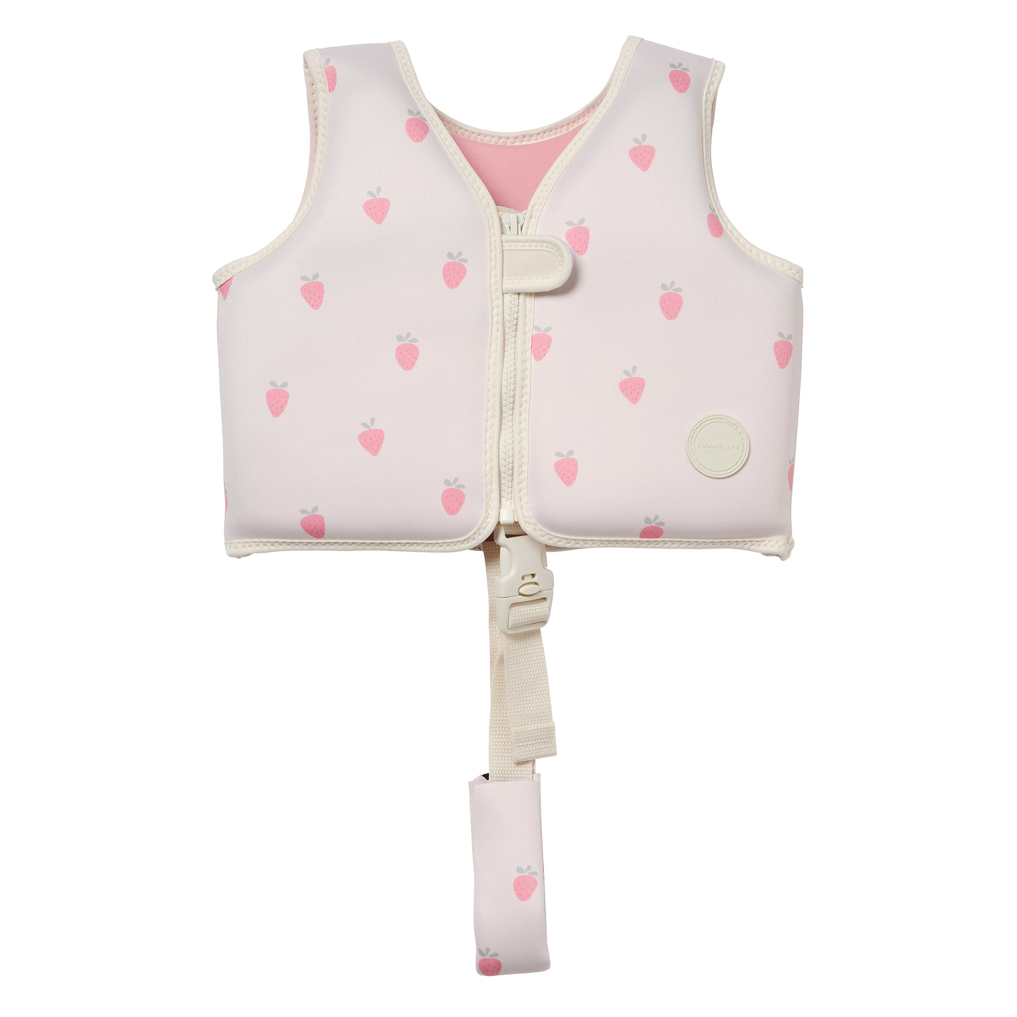 Kids Swim Vest 2-3 - Strawberry Sunshine