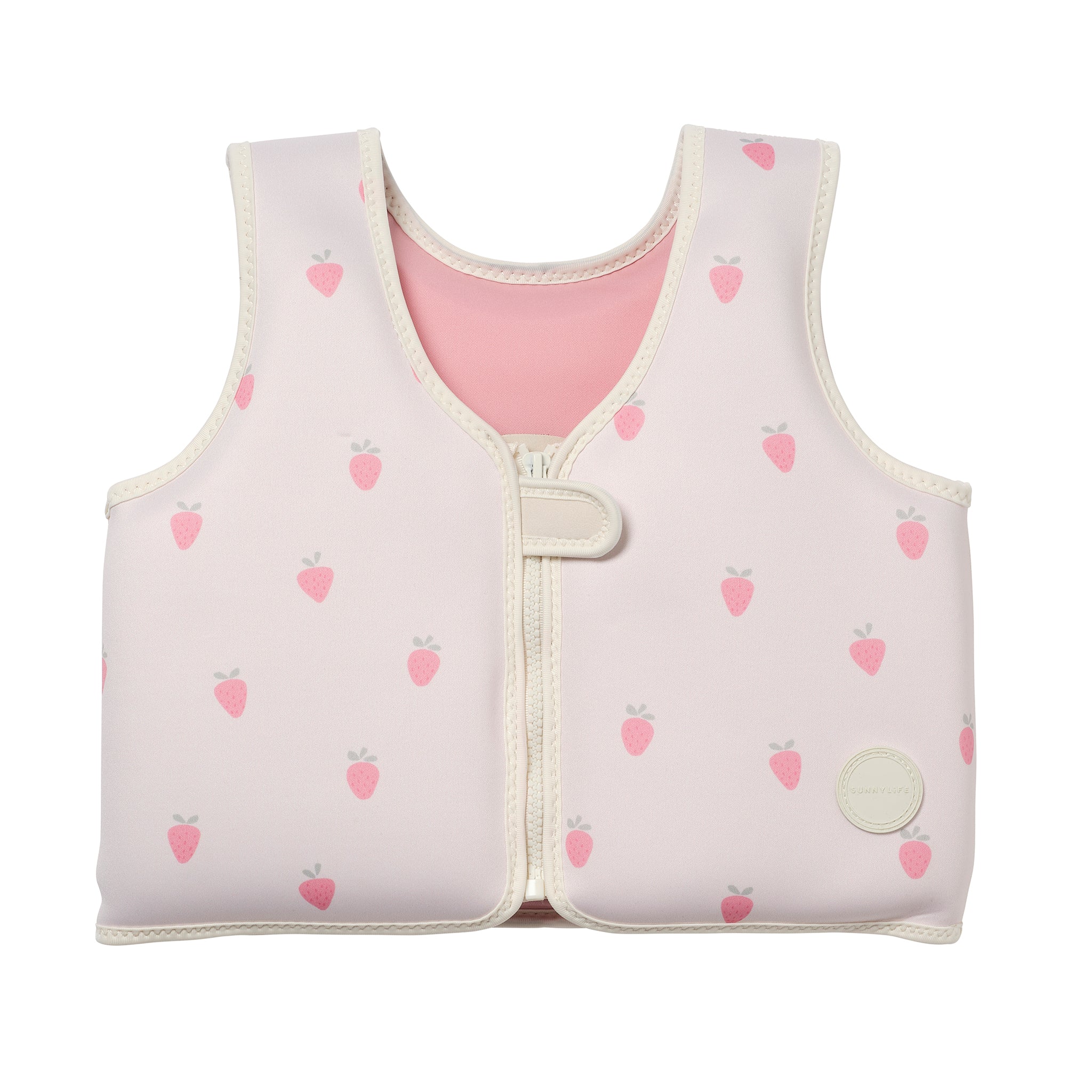 Kids Swim Vest 3-6 - Strawberry Sunshine