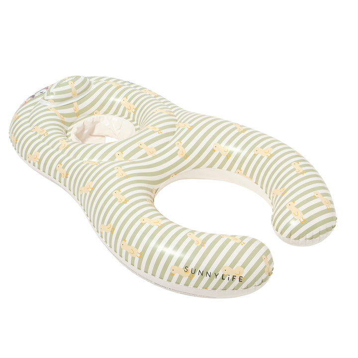 Float Together Baby Seat | Duck Sage Stripe