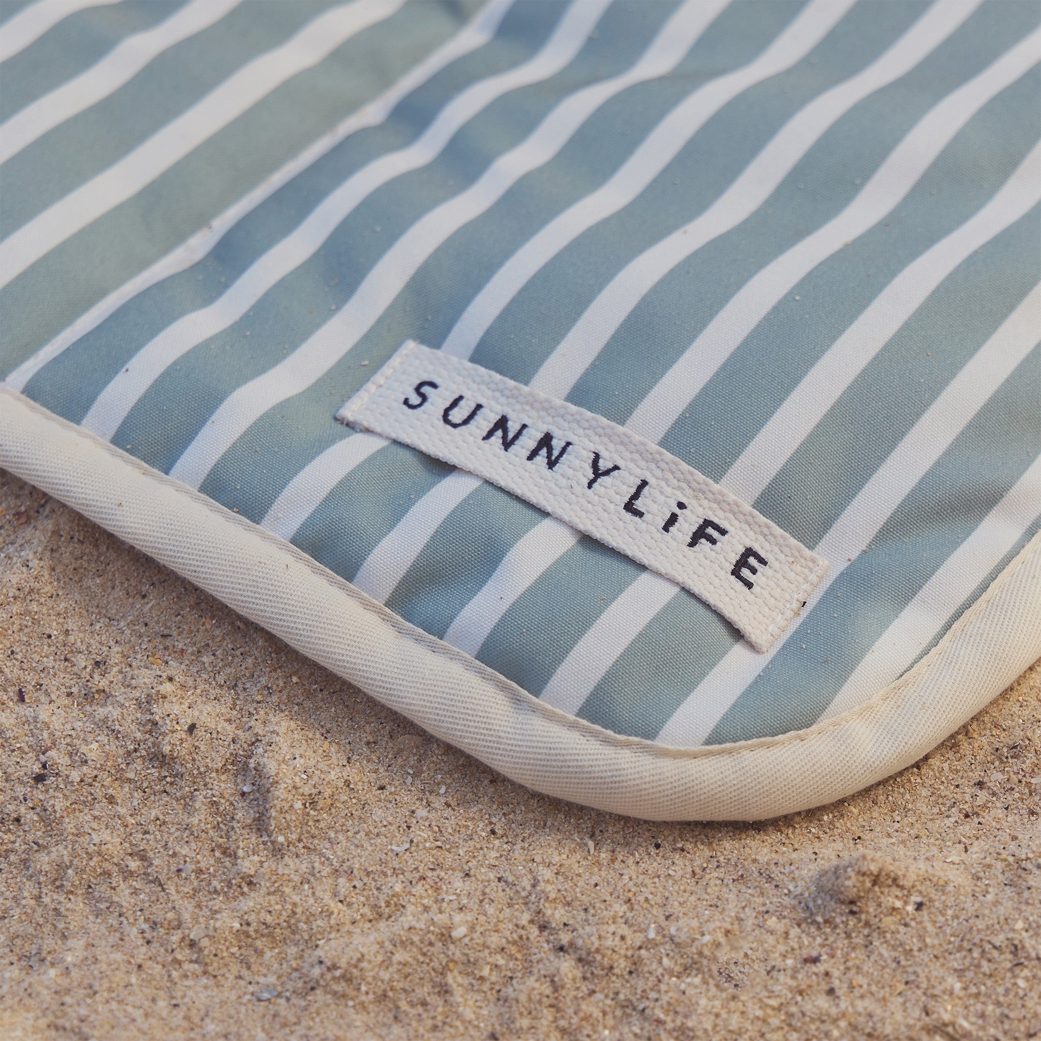 Beach Blanket - Seagrass Stripe