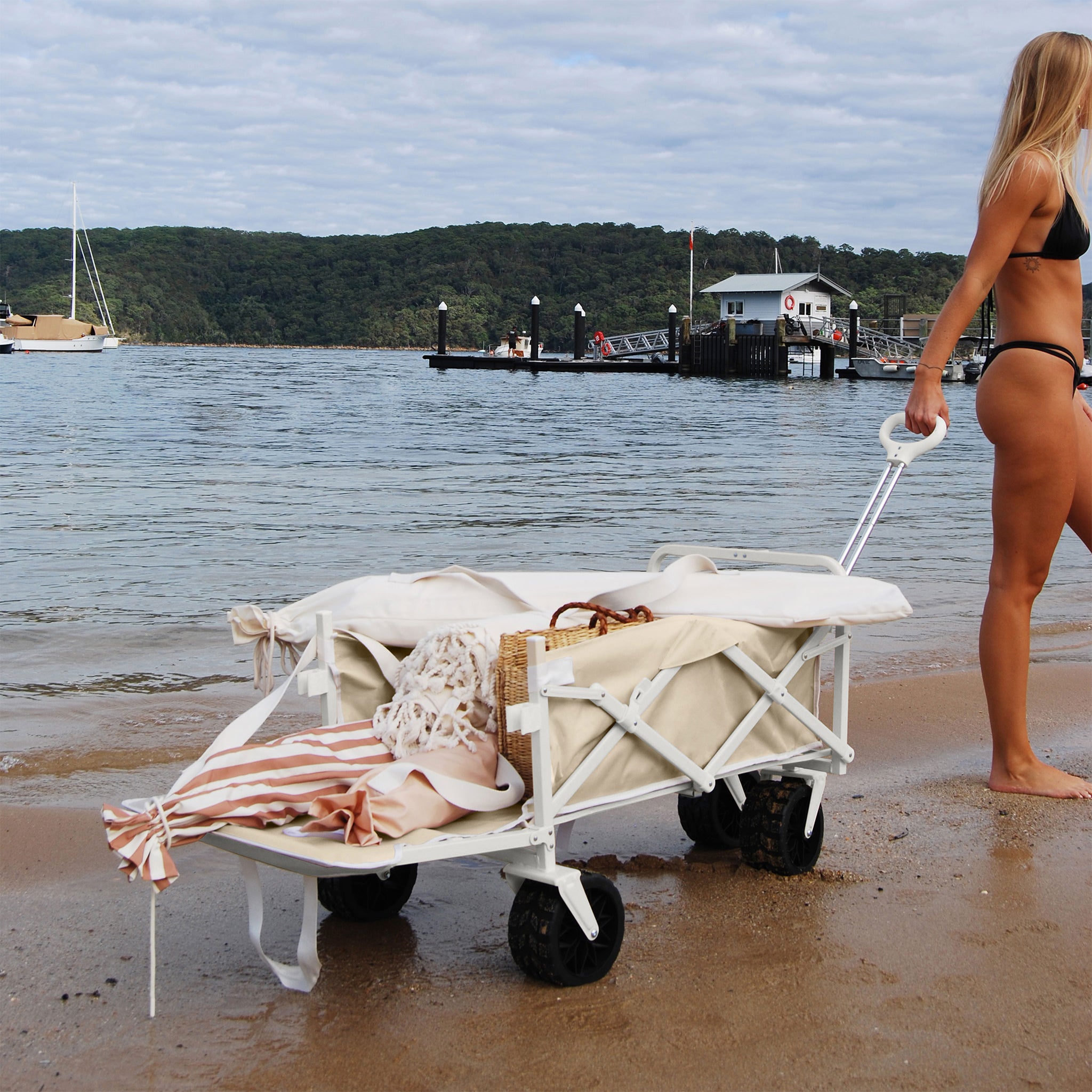 Beach Cart - Oyster