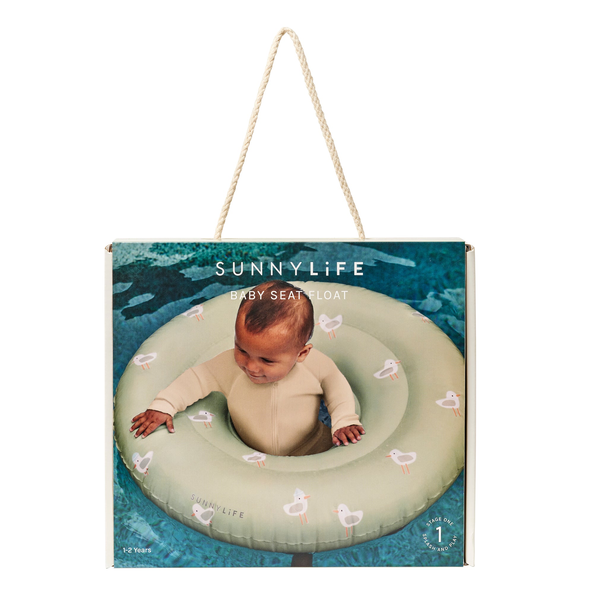 Baby Seat - Sammy the Seagull Green