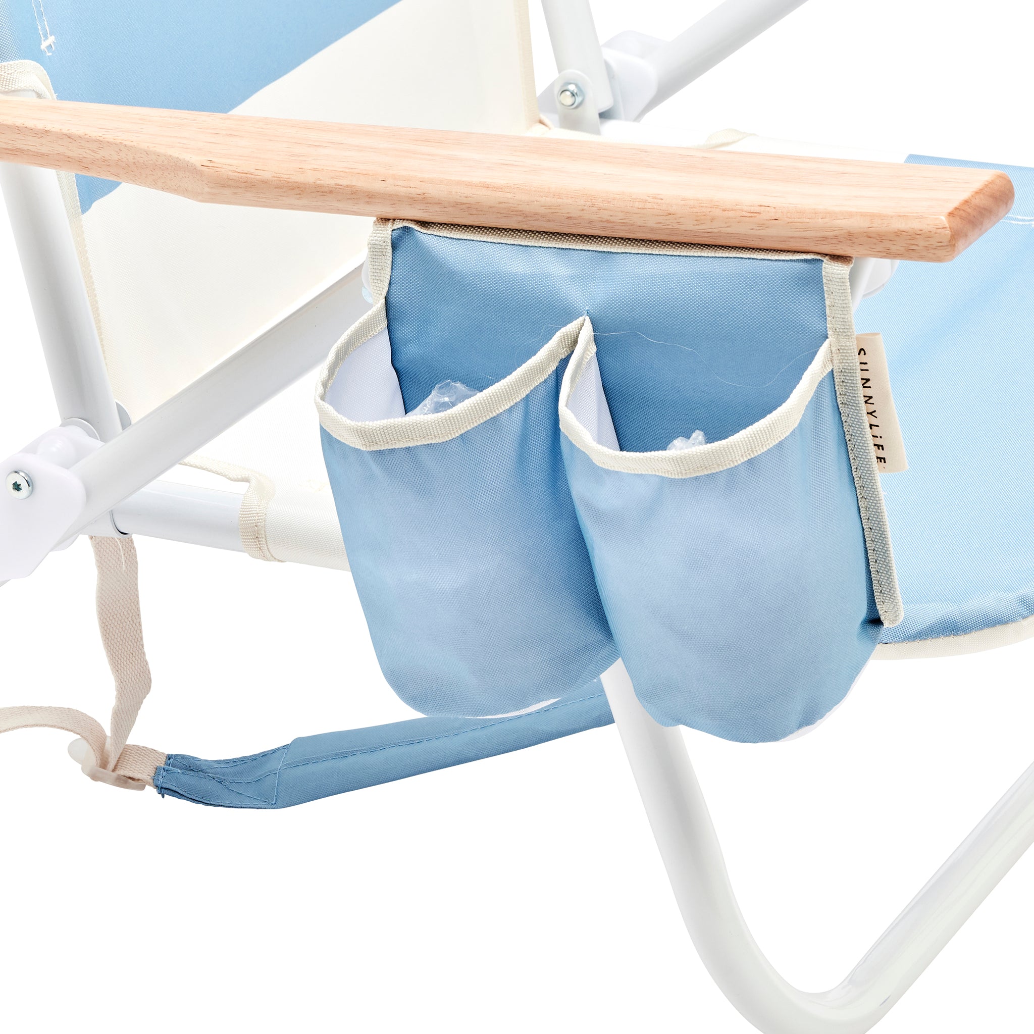 Deluxe Beach Chair - La Mer Med Blue