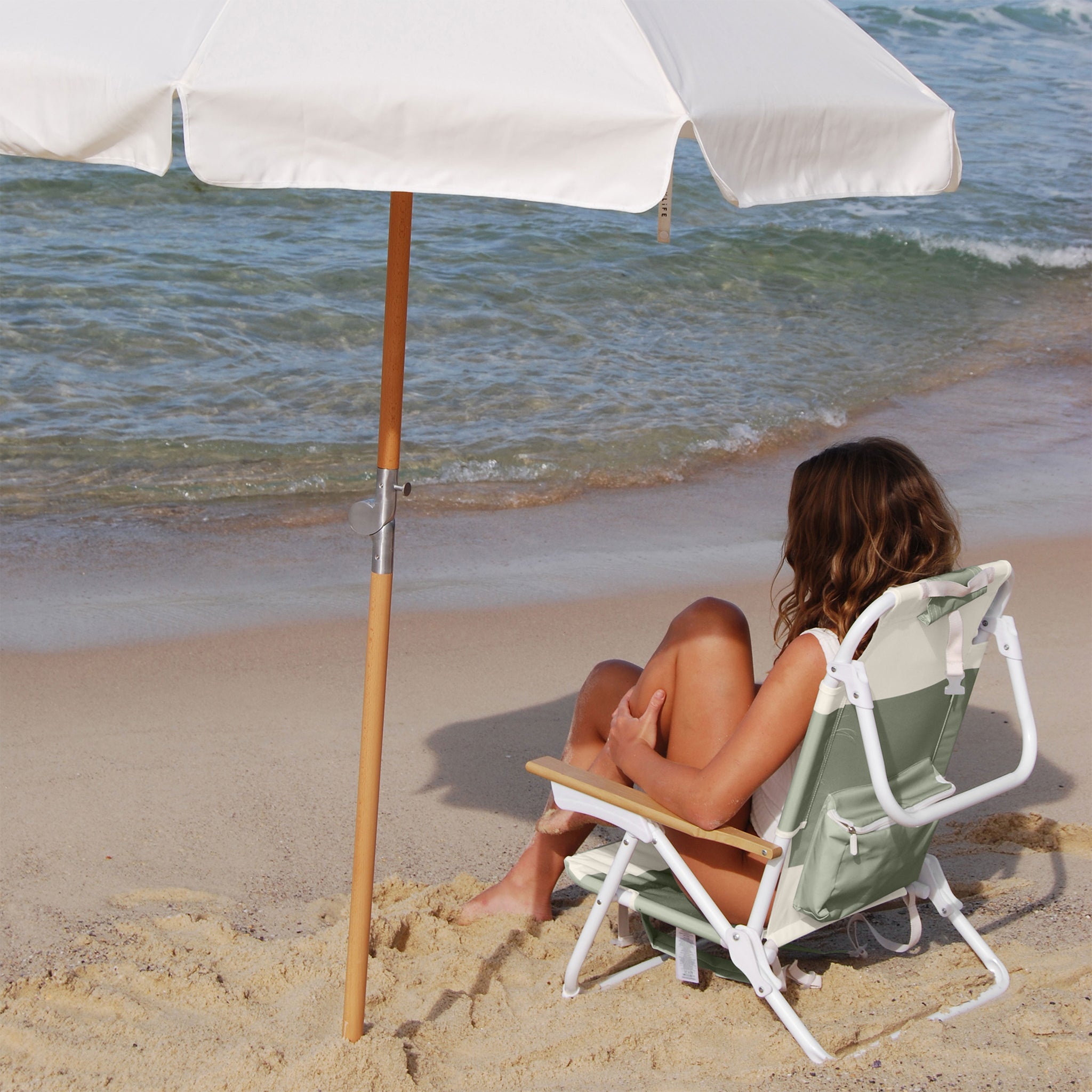 Deluxe Beach Chair - Seagrass Sage