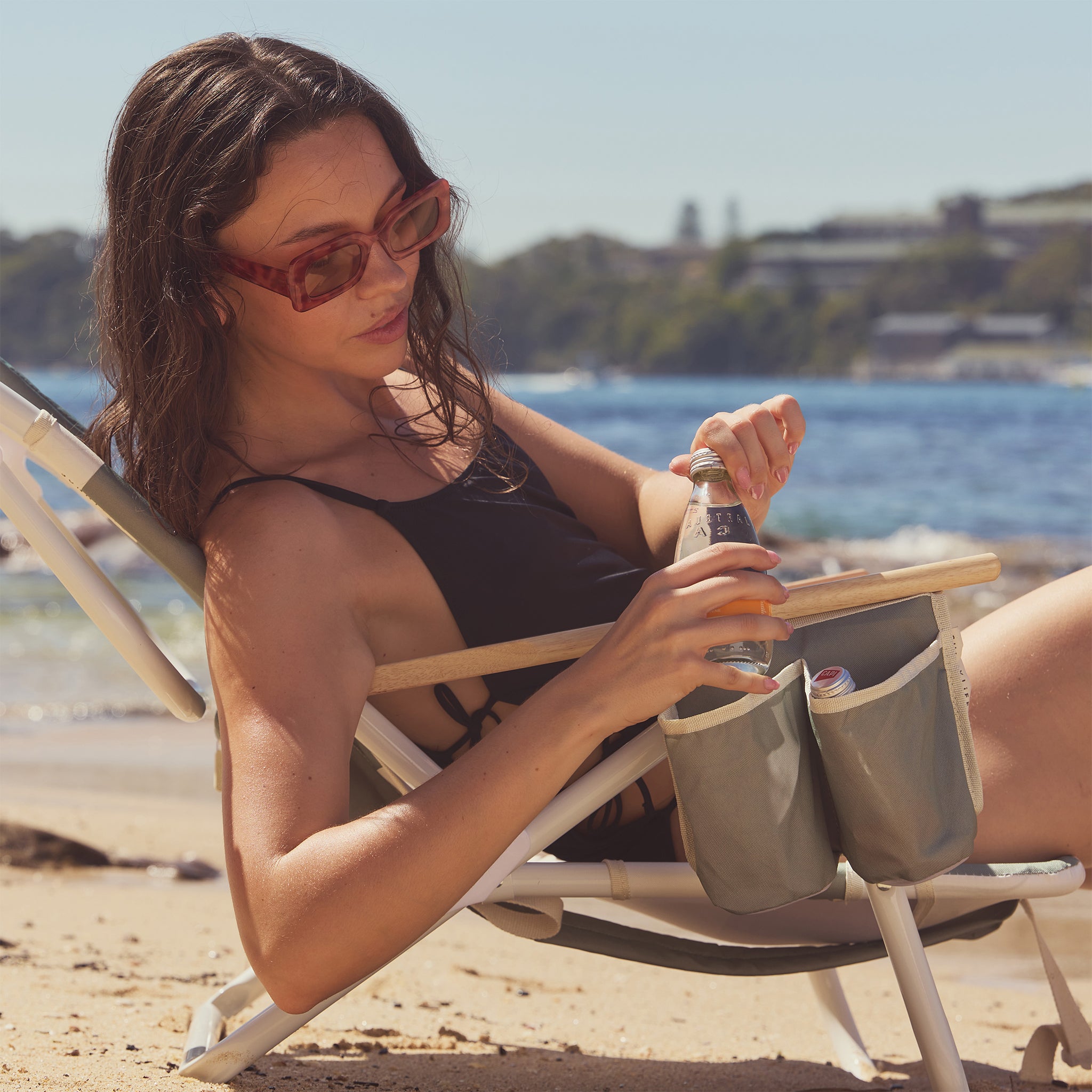 Deluxe Beach Chair - Seagrass Sage