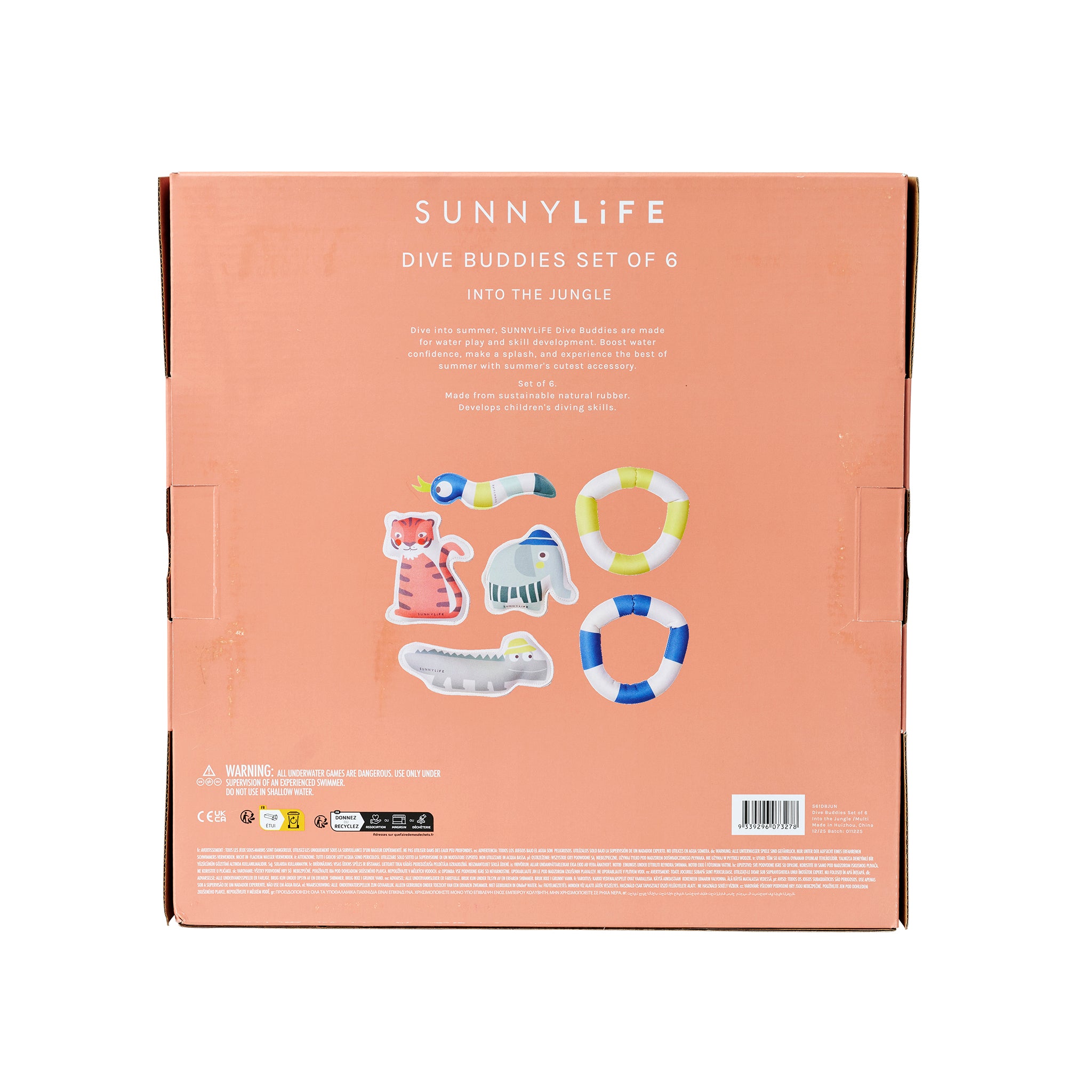 Dive Buddies Set of 6 - Into the Jungle