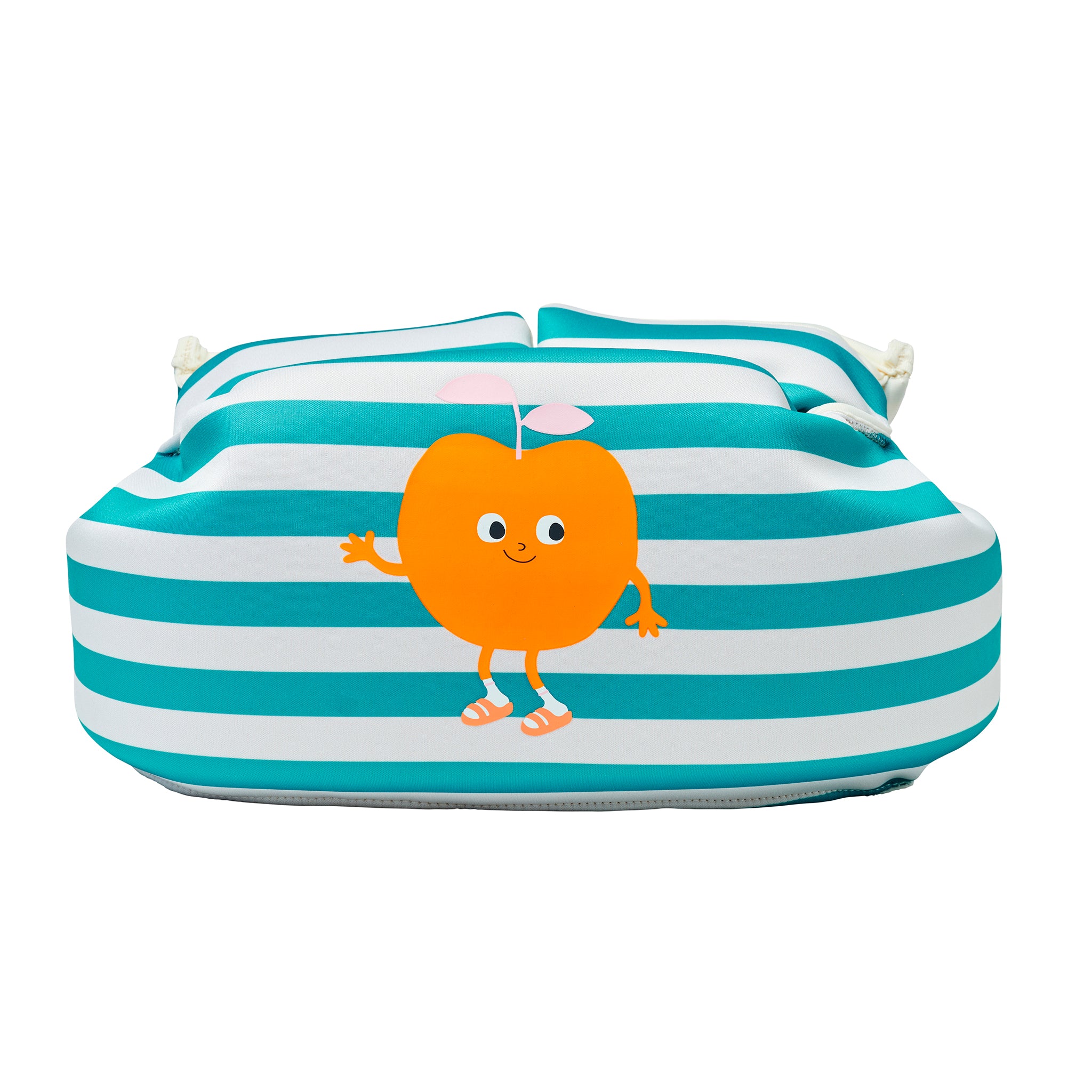 Floatie Jacket 3-6 Poppy the Peach Green stripe