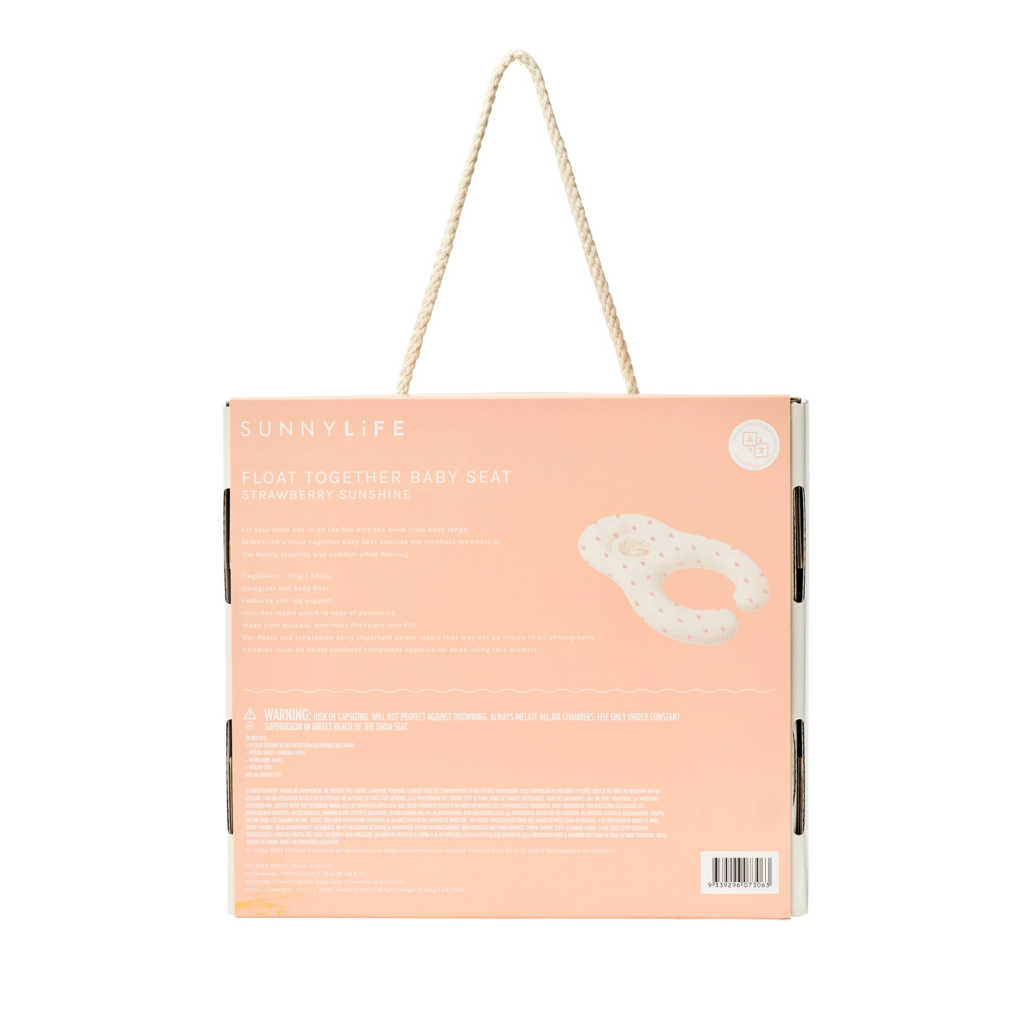 Float Together Baby Seat - Strawberry Sunshine