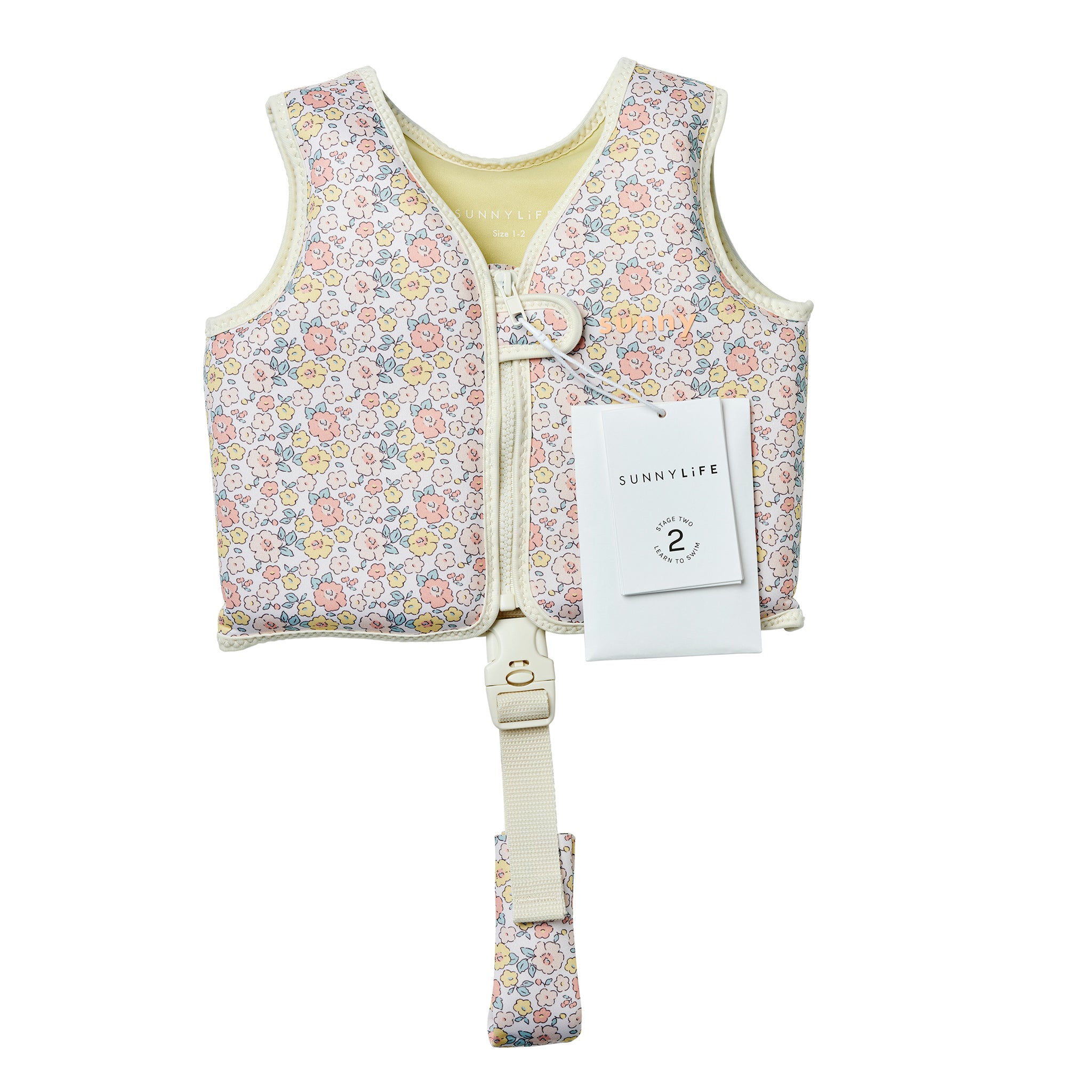Kids Swim Vest 1-2 Into the Garden Ditsy Floral