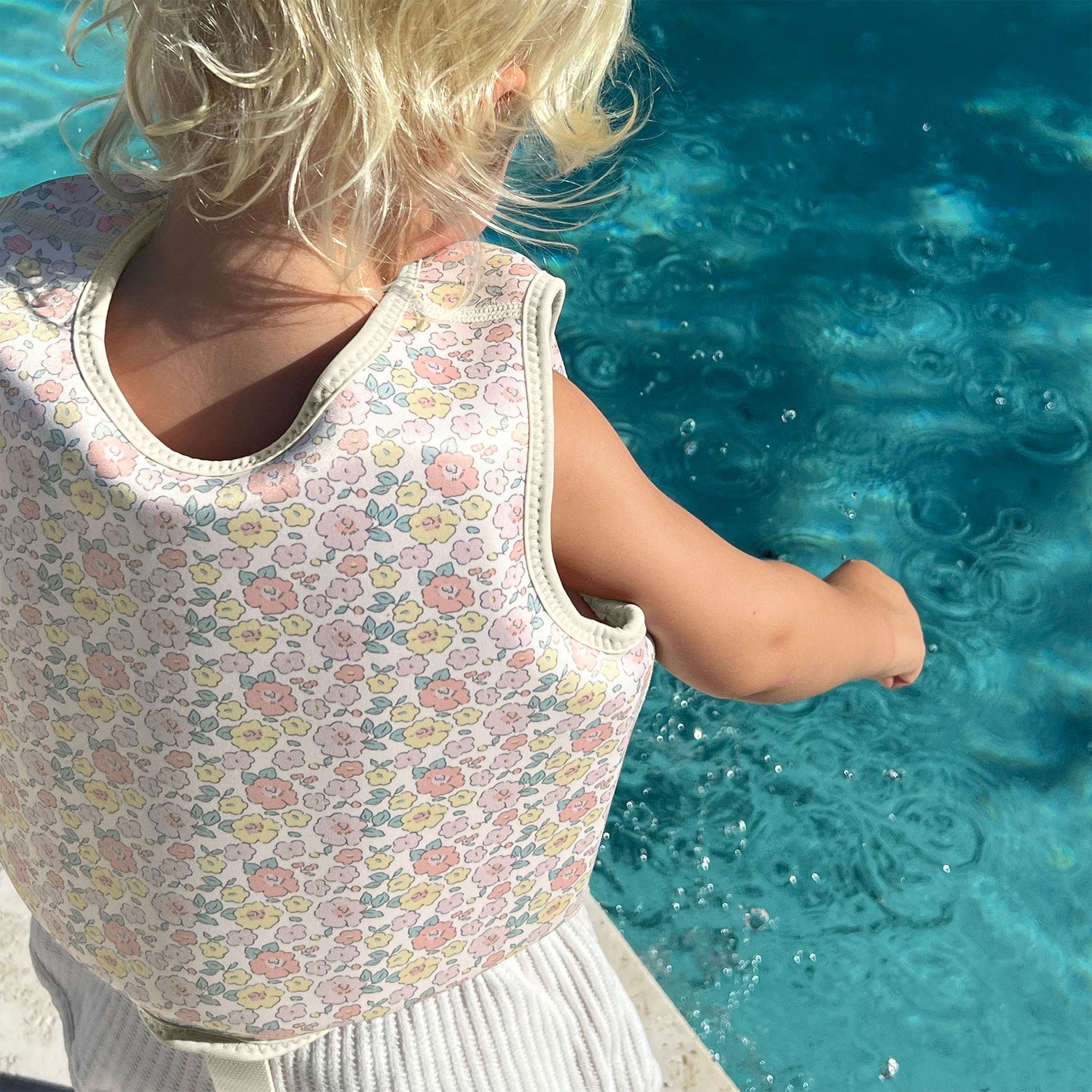 Kids Swim Vest 1-2 Into the Garden Ditsy Floral