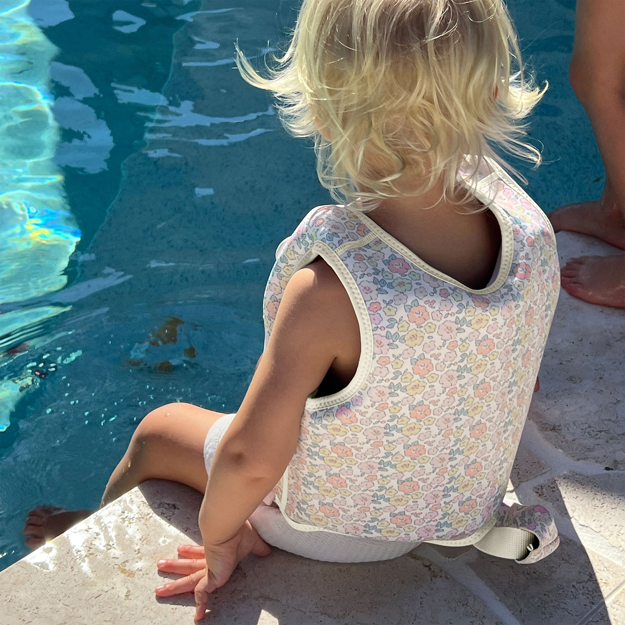 Kids Swim Vest 1-2 Into the Garden Ditsy Floral