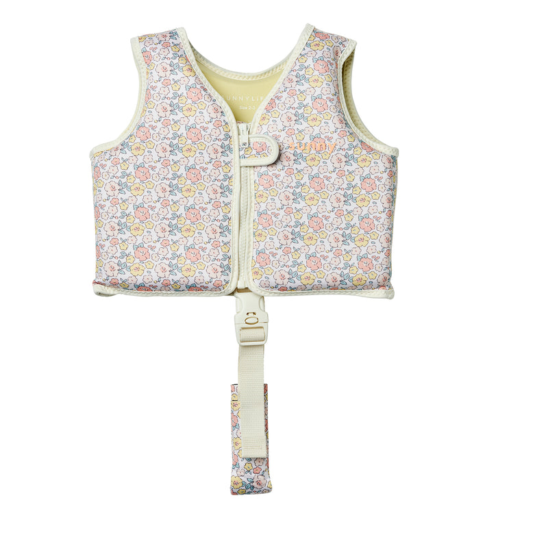 Kids Swim Vest 2-3 Into the Garden Ditsy Floral