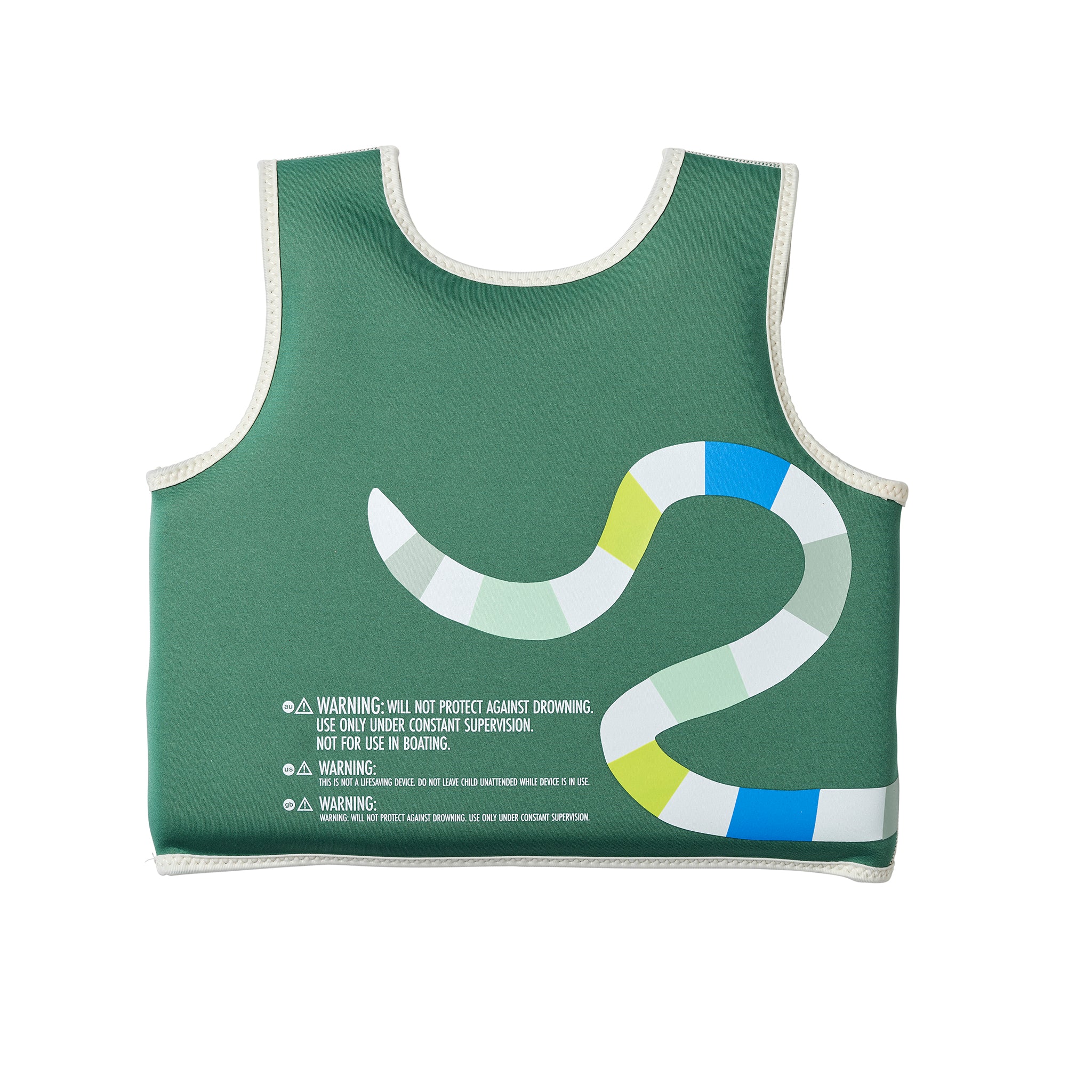 Kids Swim Vest 3-6 - Into the Jungle Green