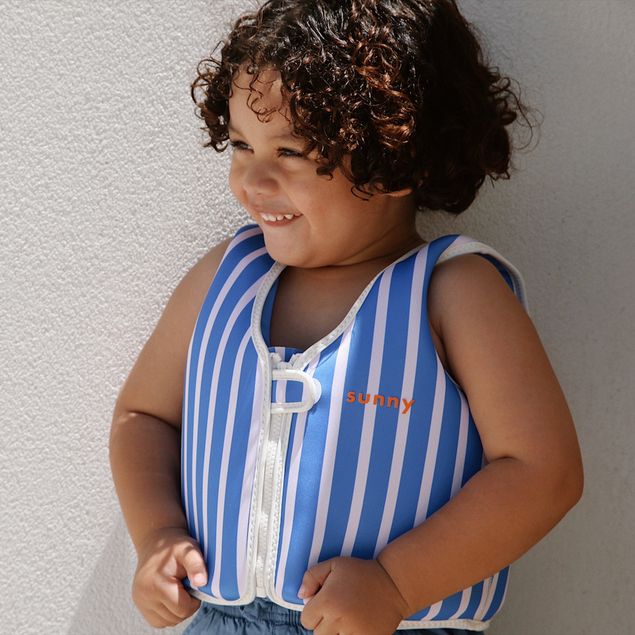 Kids Swim Vest 3-6 - Tino the Tiger Blue