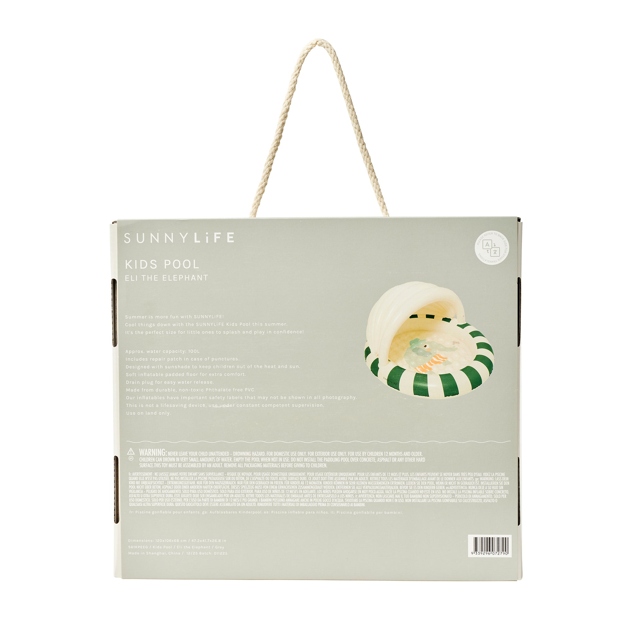 Kids Pool - Eli the Elephant