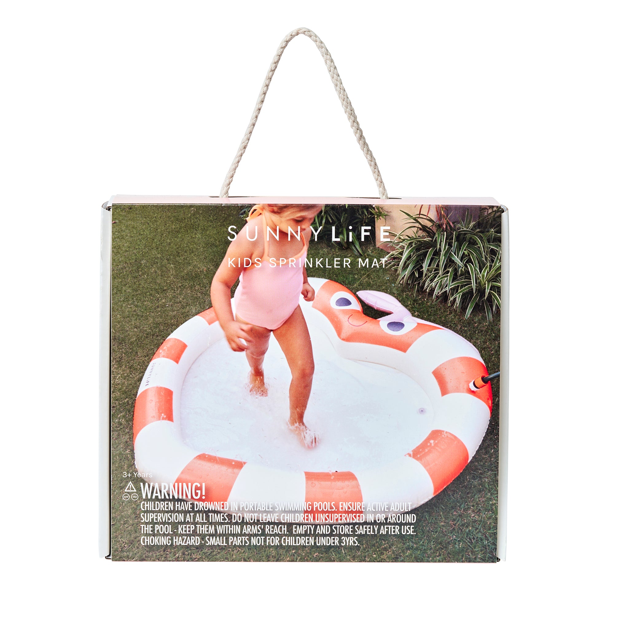 Kids Sprinkler Mat - Poppy the Peach