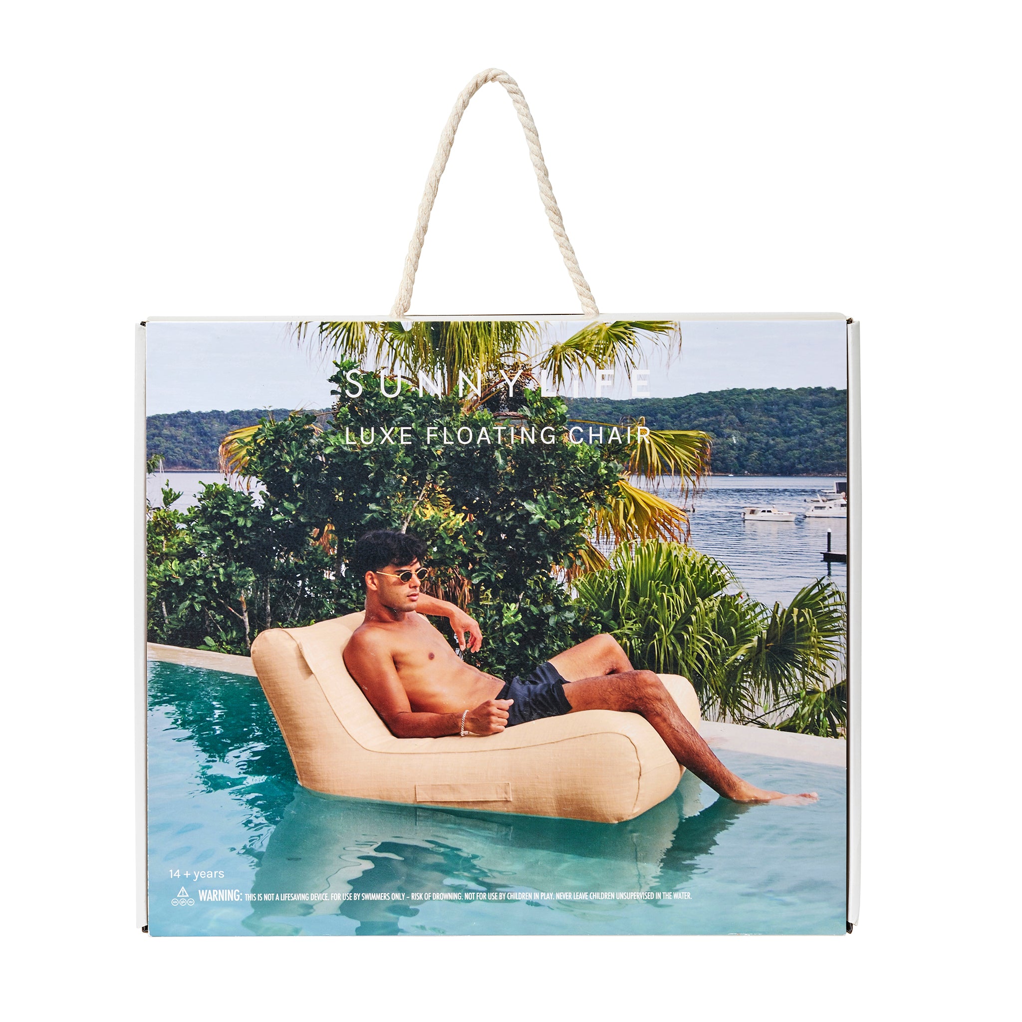 Luxe Floating Chair - Rattan