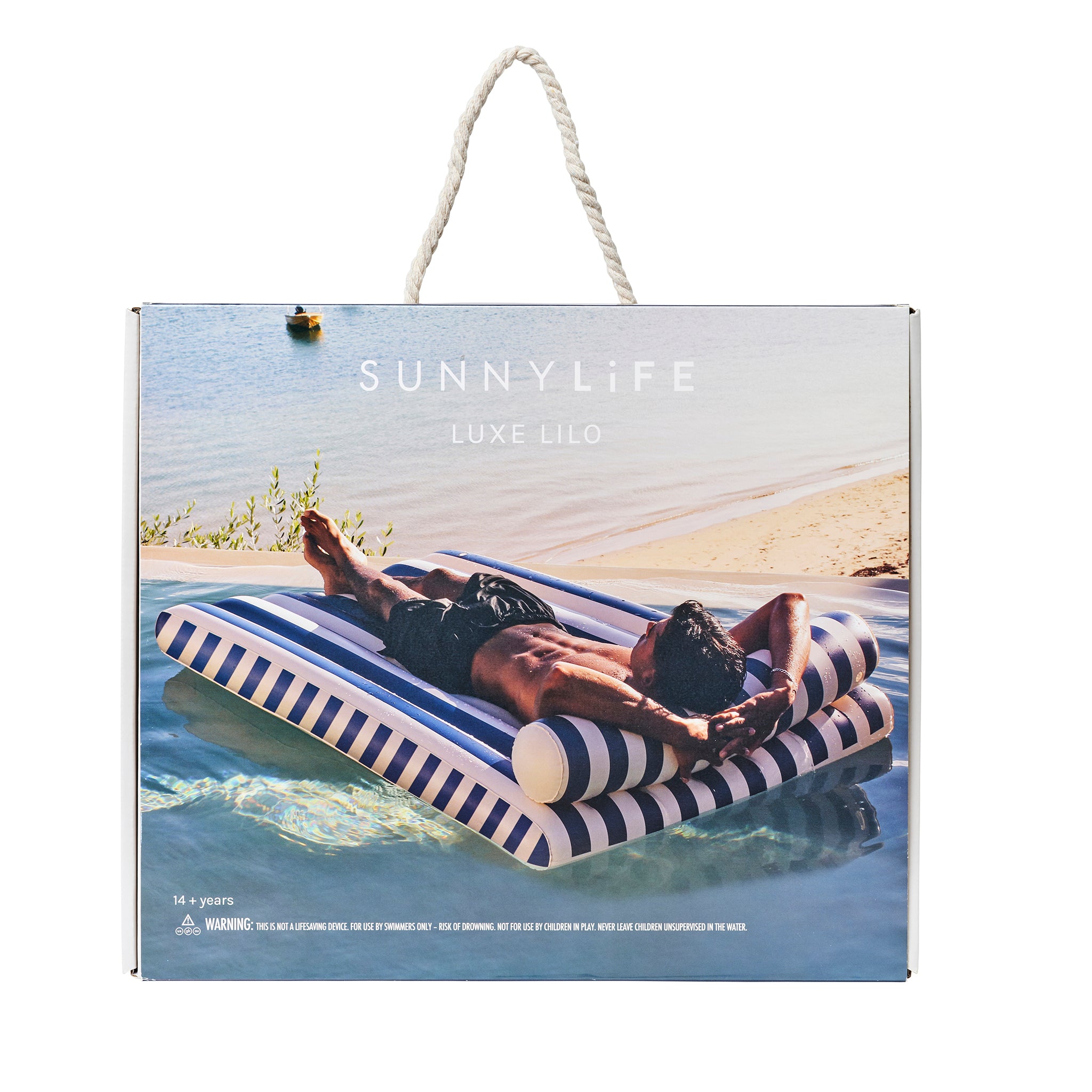 Luxe Lilo - Marine Stripe