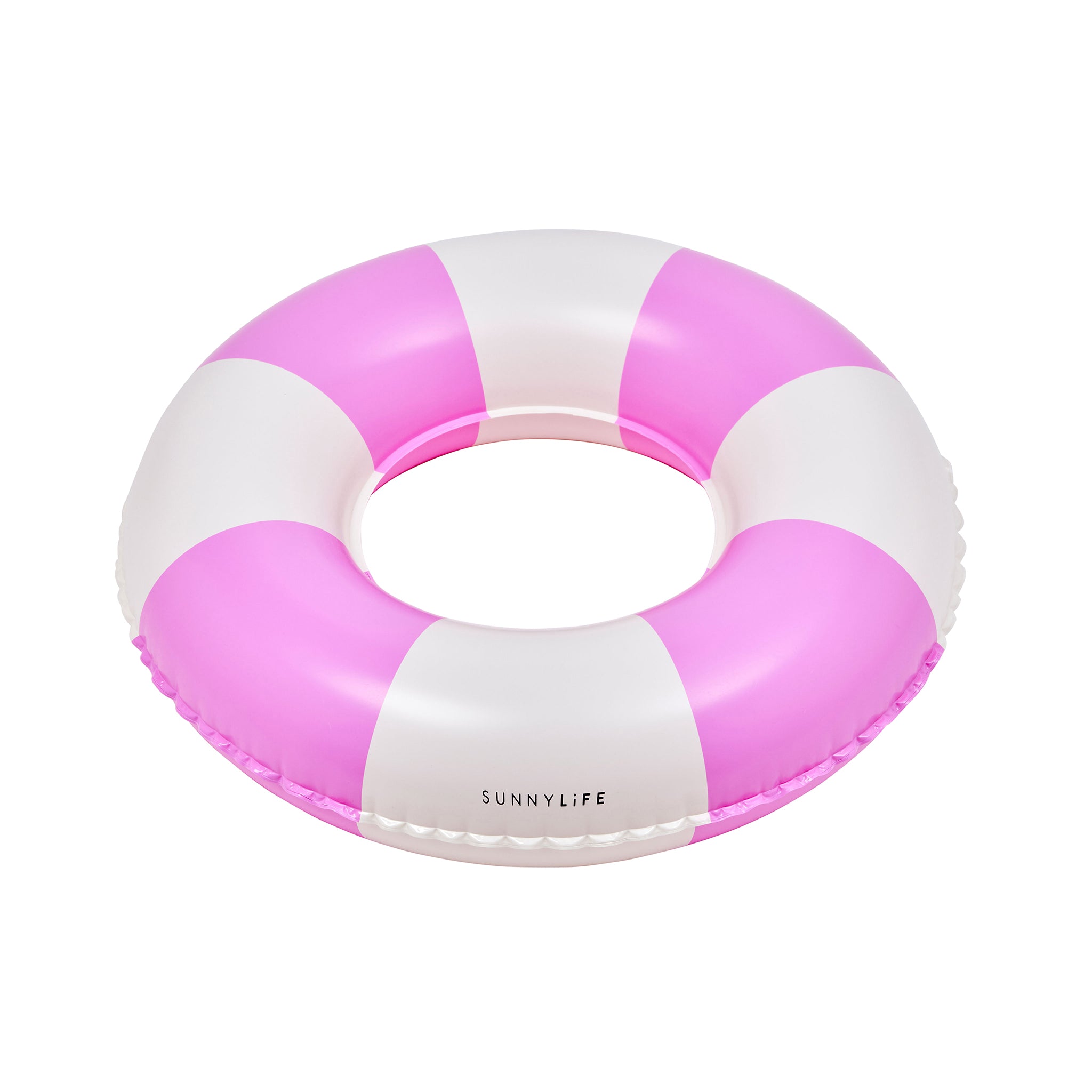 Mini Tube Pool Ring - Pool Party Magenta Stripe
