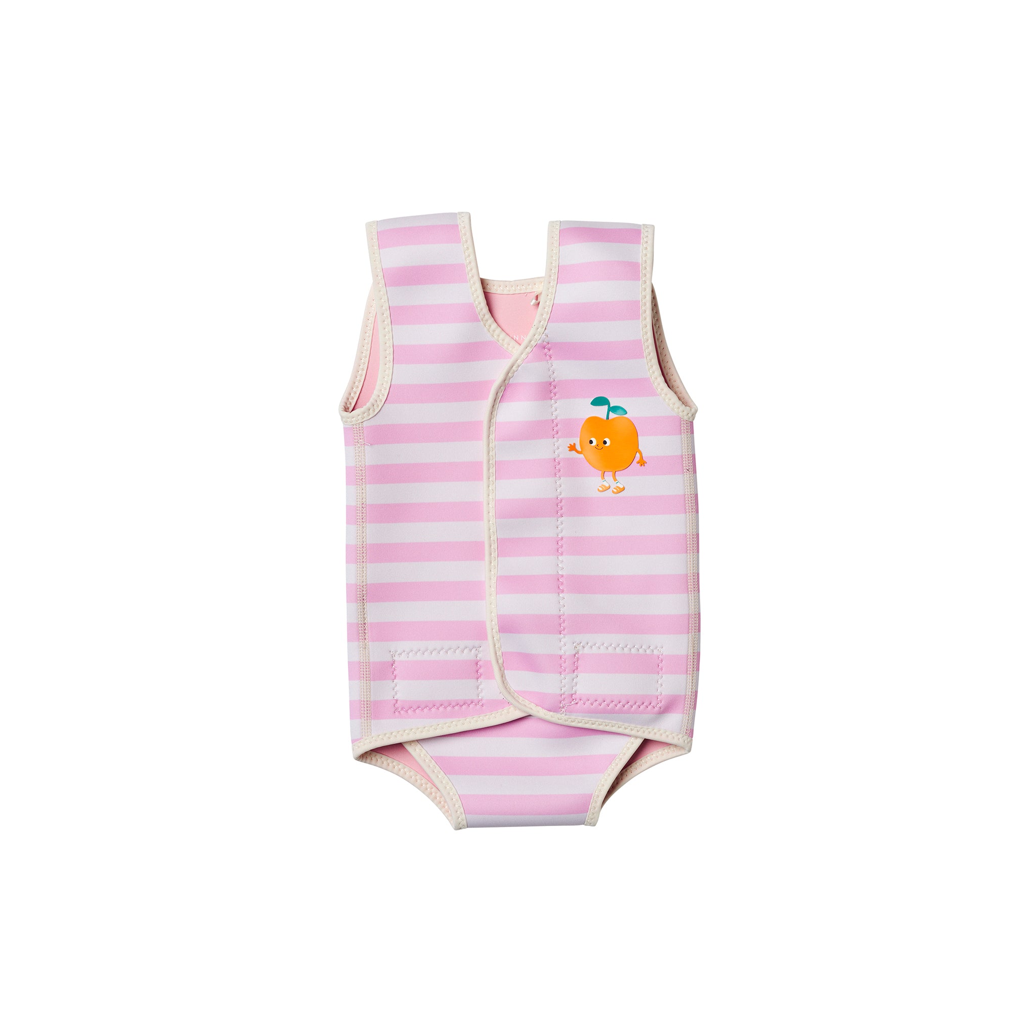 Baby Wetsuit - Poppy the Peach Pink Stripe
