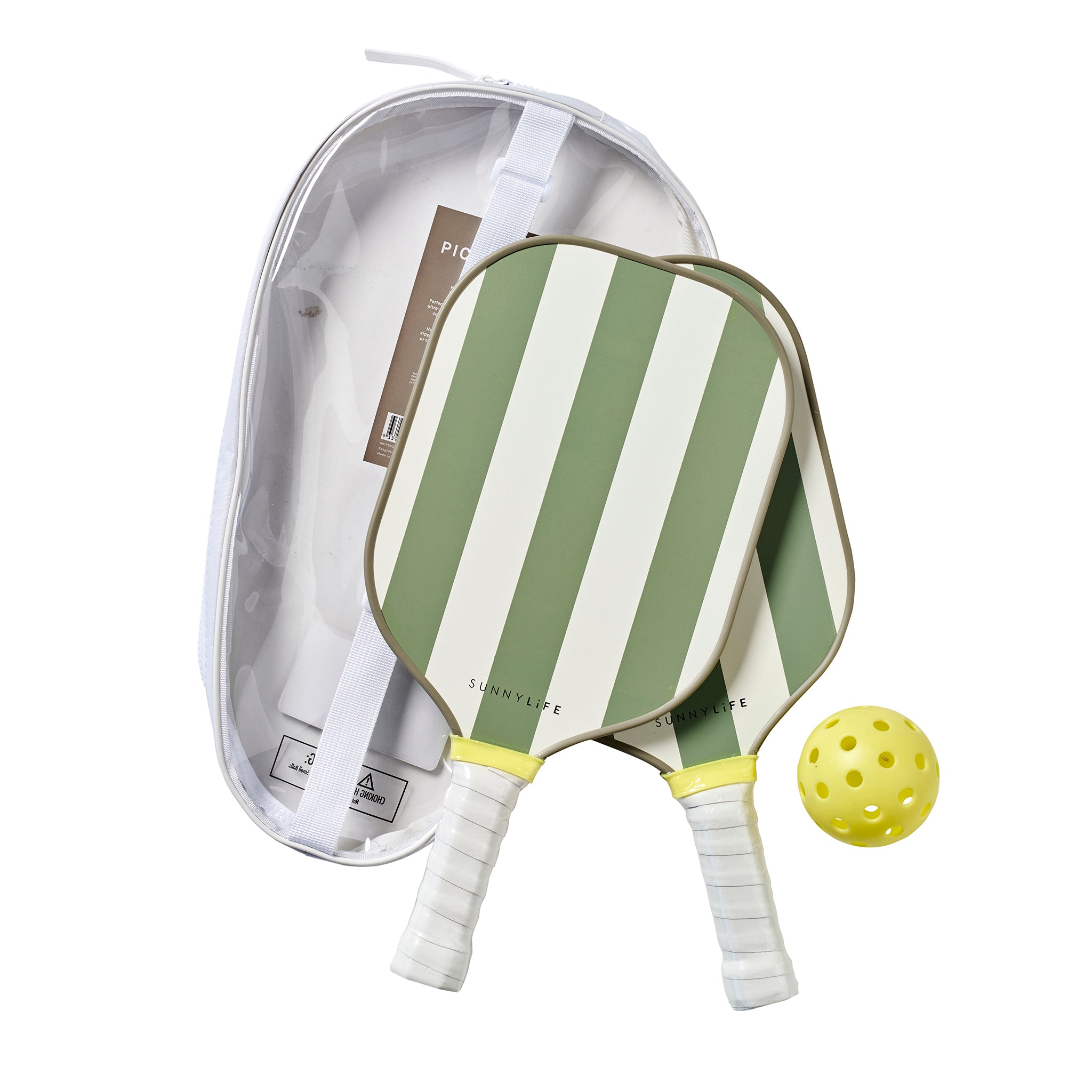 Wooden Pickleball Set - Seagrass Sage