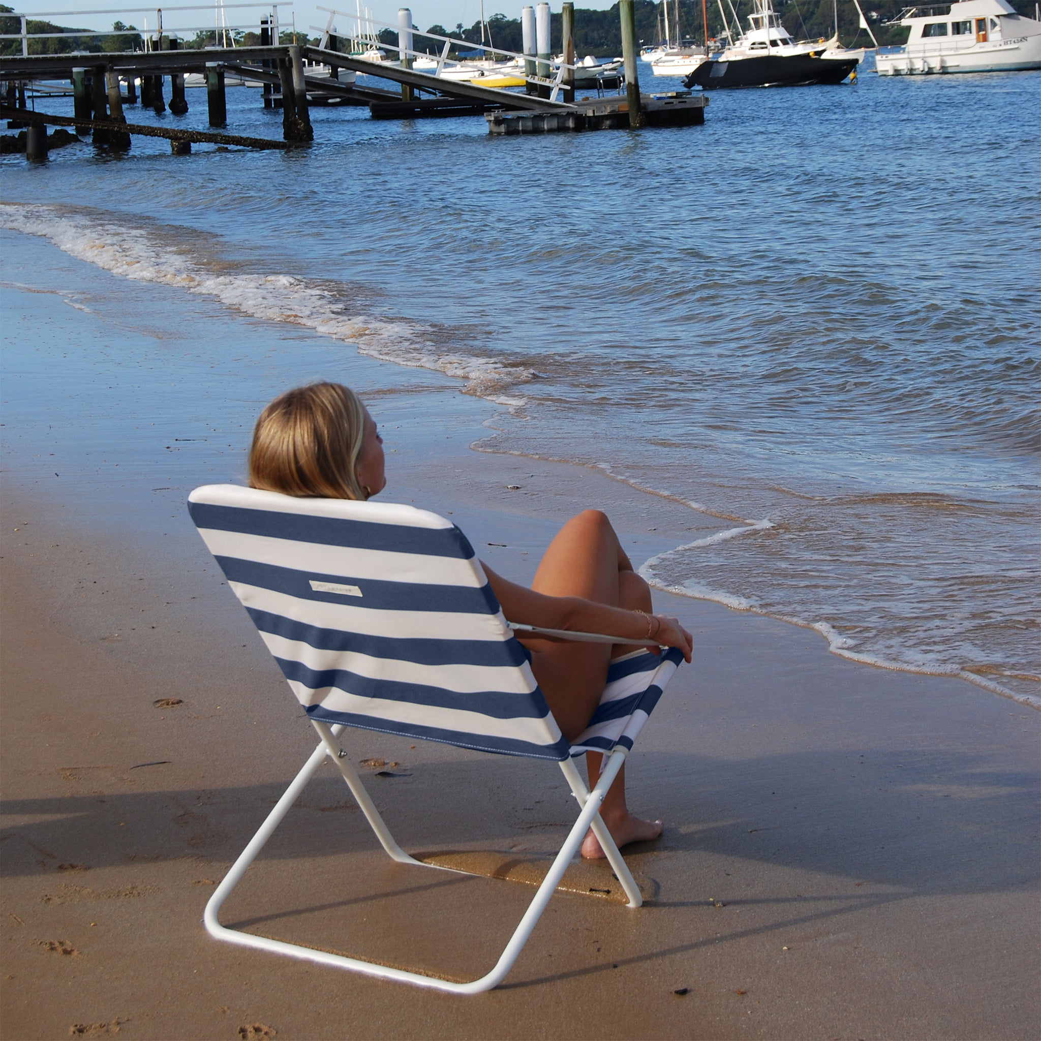 Sun Chair - Marine Stripe