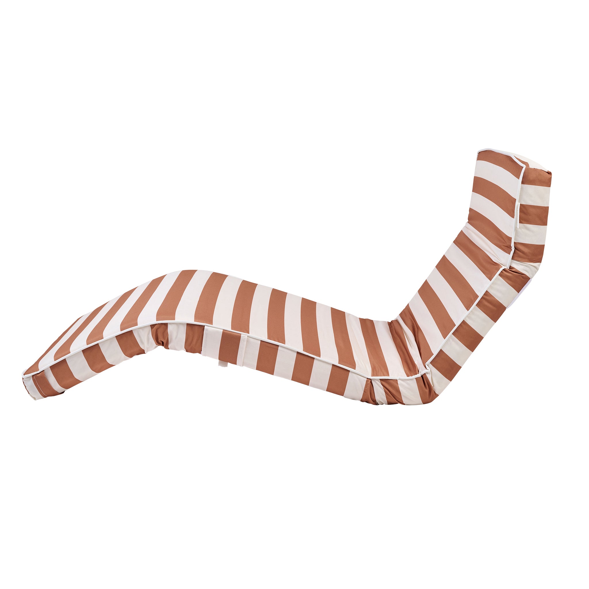 The Lounger Chair - Tierra Clay Stripe