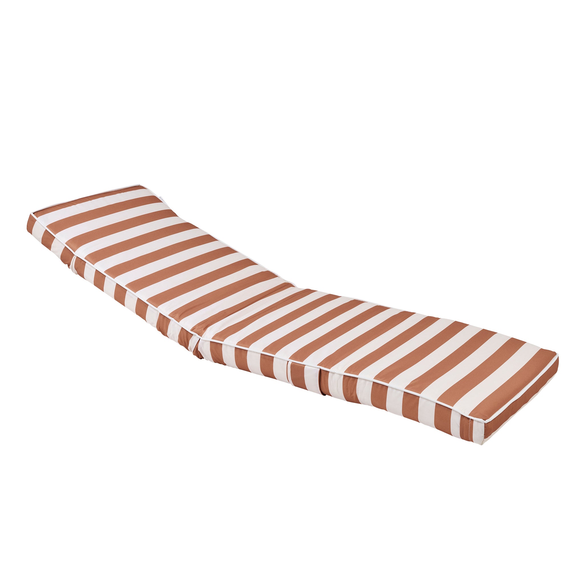 The Lounger Chair - Tierra Clay Stripe