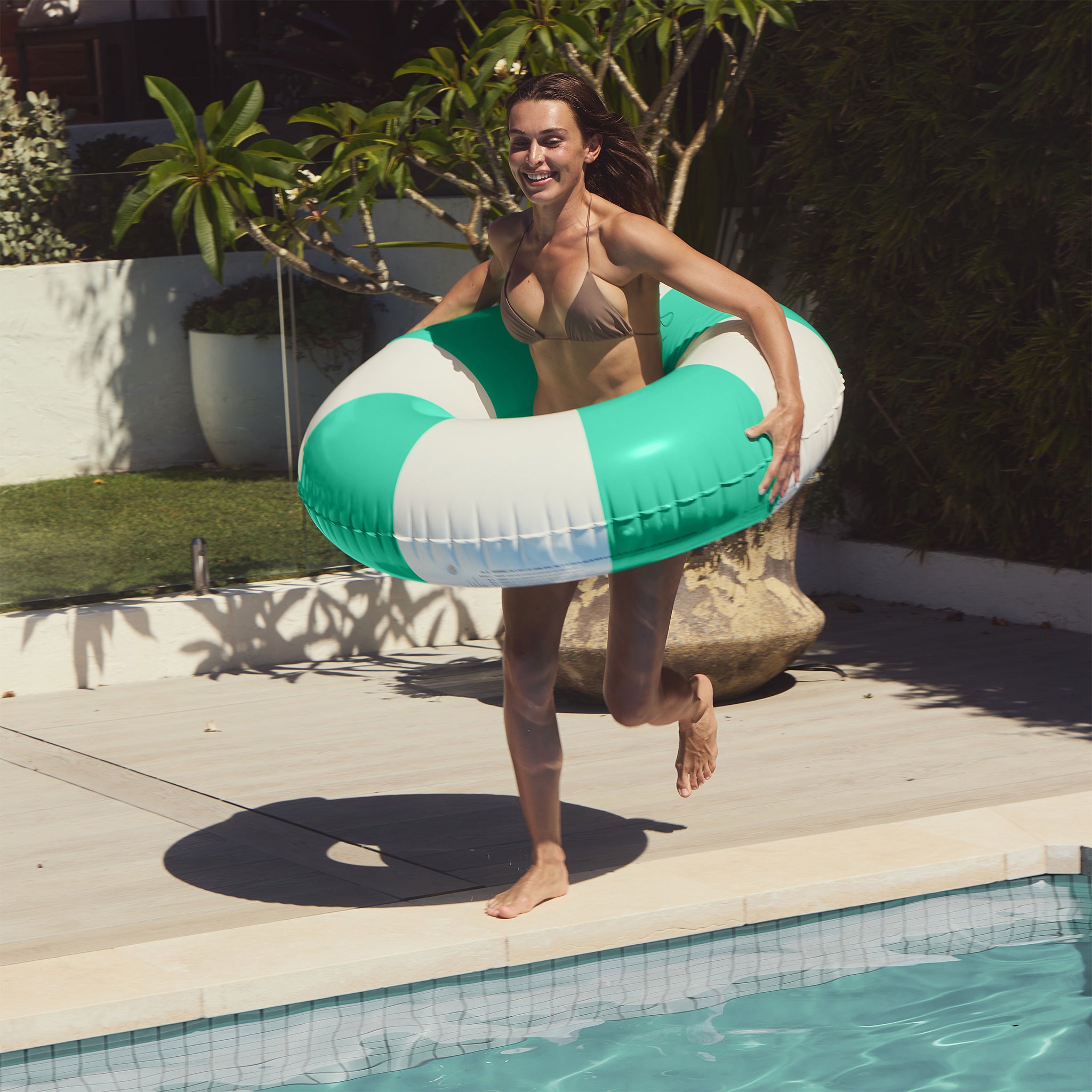 Tube Pool Ring - Pool Party Neon Green