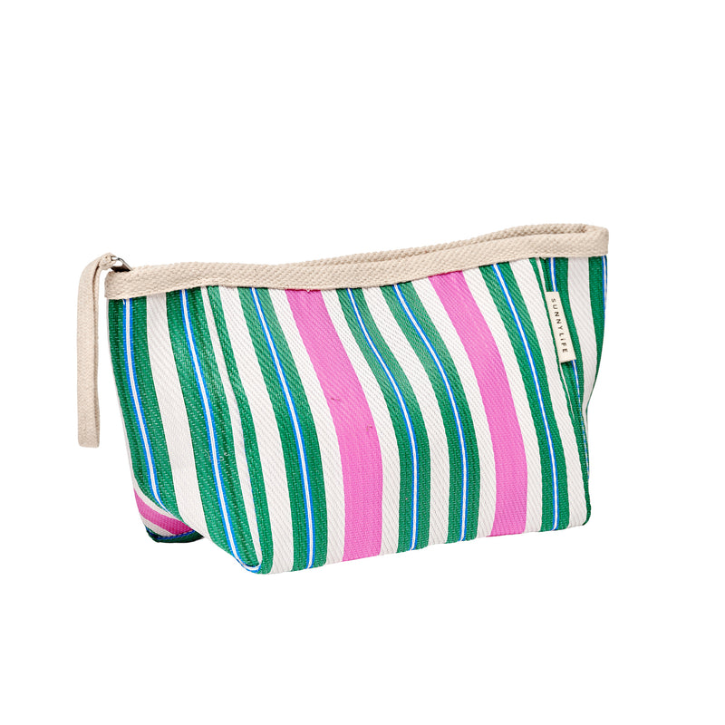 Recycled Nylon Beach Pouch - Seagrass Green