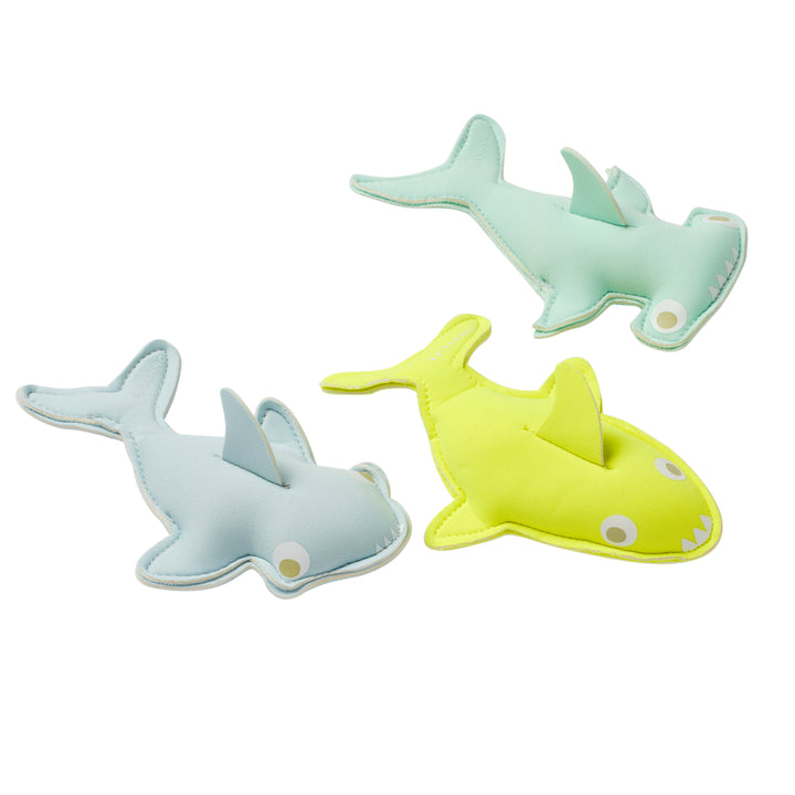 Dive Buddies | Salty the Shark Aqua Neon Yellow