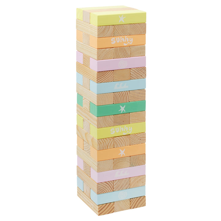 Pool Side Giant Jumbling Tower Pastel Gelato