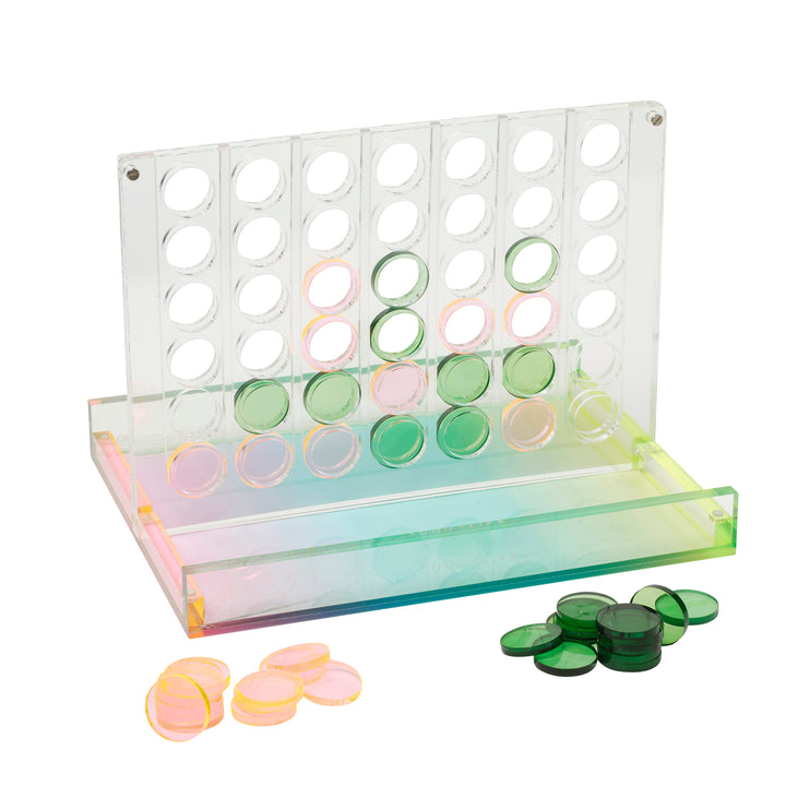 Lucite 4 in a Row | Ombre Sherbert