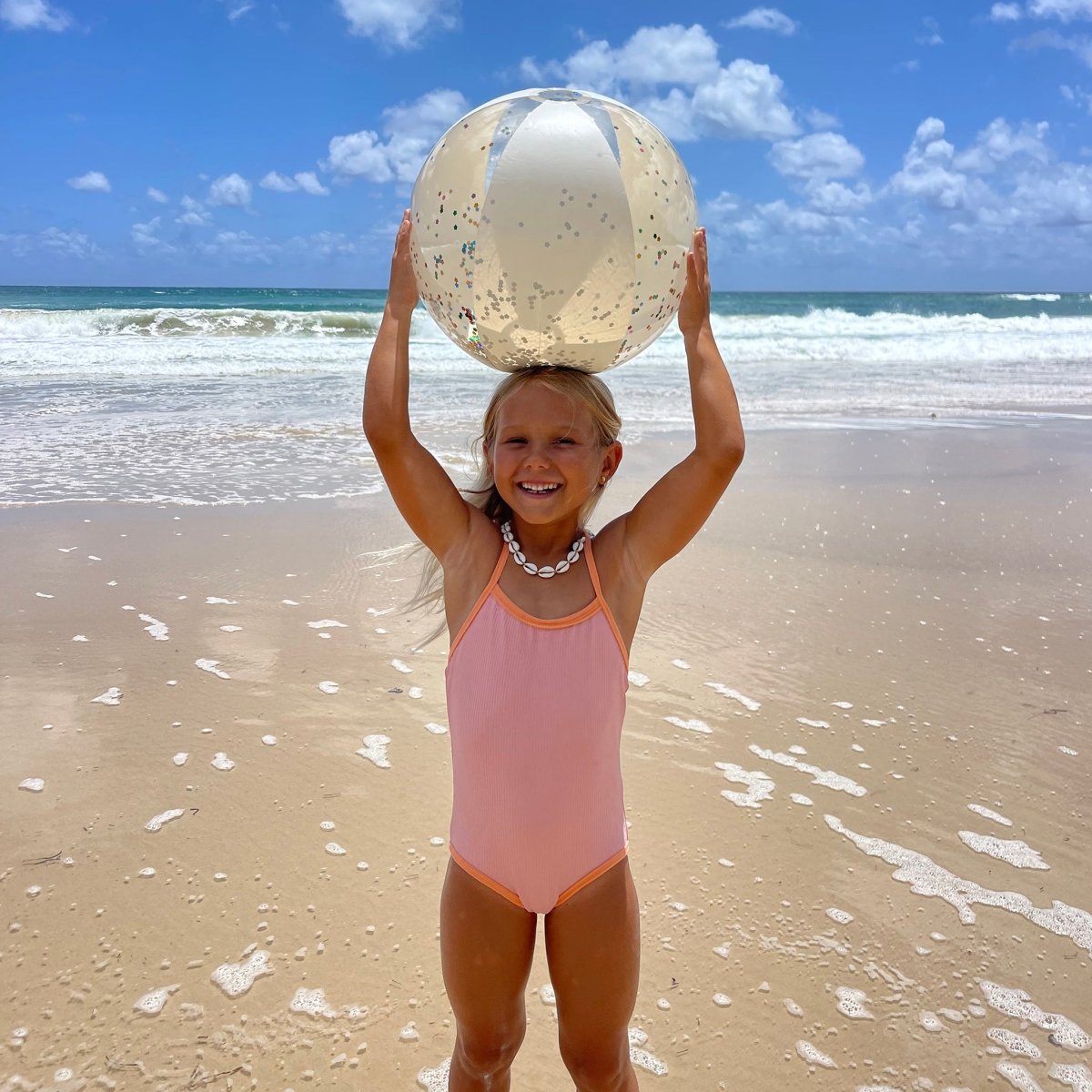Inflatable Beach Ball - Cotton Candy - SUNNYLiFE UK