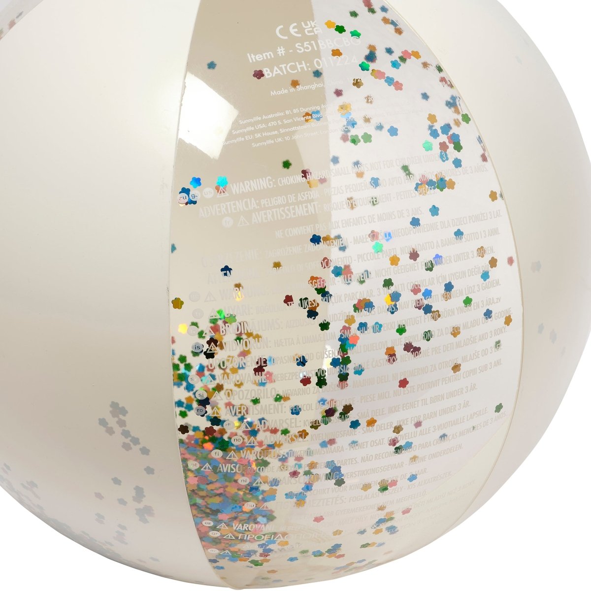 Inflatable Beach Ball - Cotton Candy - SUNNYLiFE UK