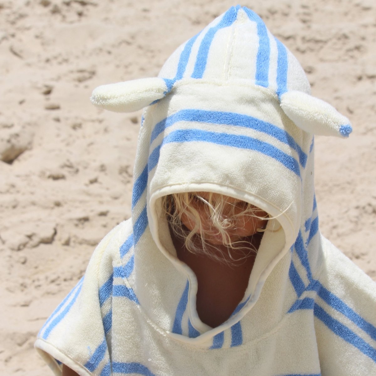 Kids Character Hooded Towel - Sammy the Seagull - SUNNYLiFE UK