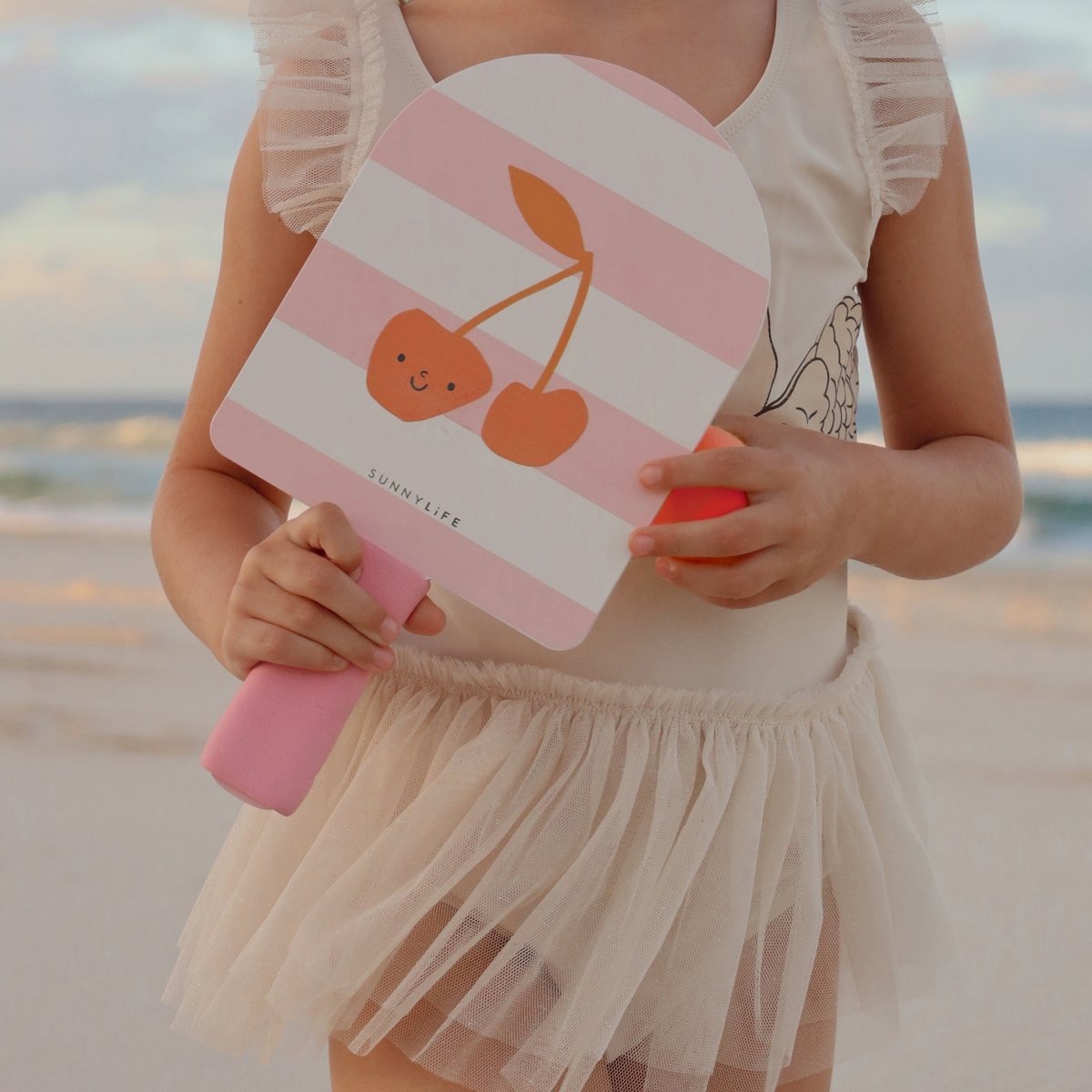 Kids Velcro Beach Bats - Cotton Candy - SUNNYLiFE UK