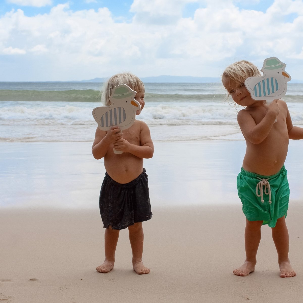 Kids Velcro Beach Bats - Sammy the Seagull - SUNNYLiFE UK