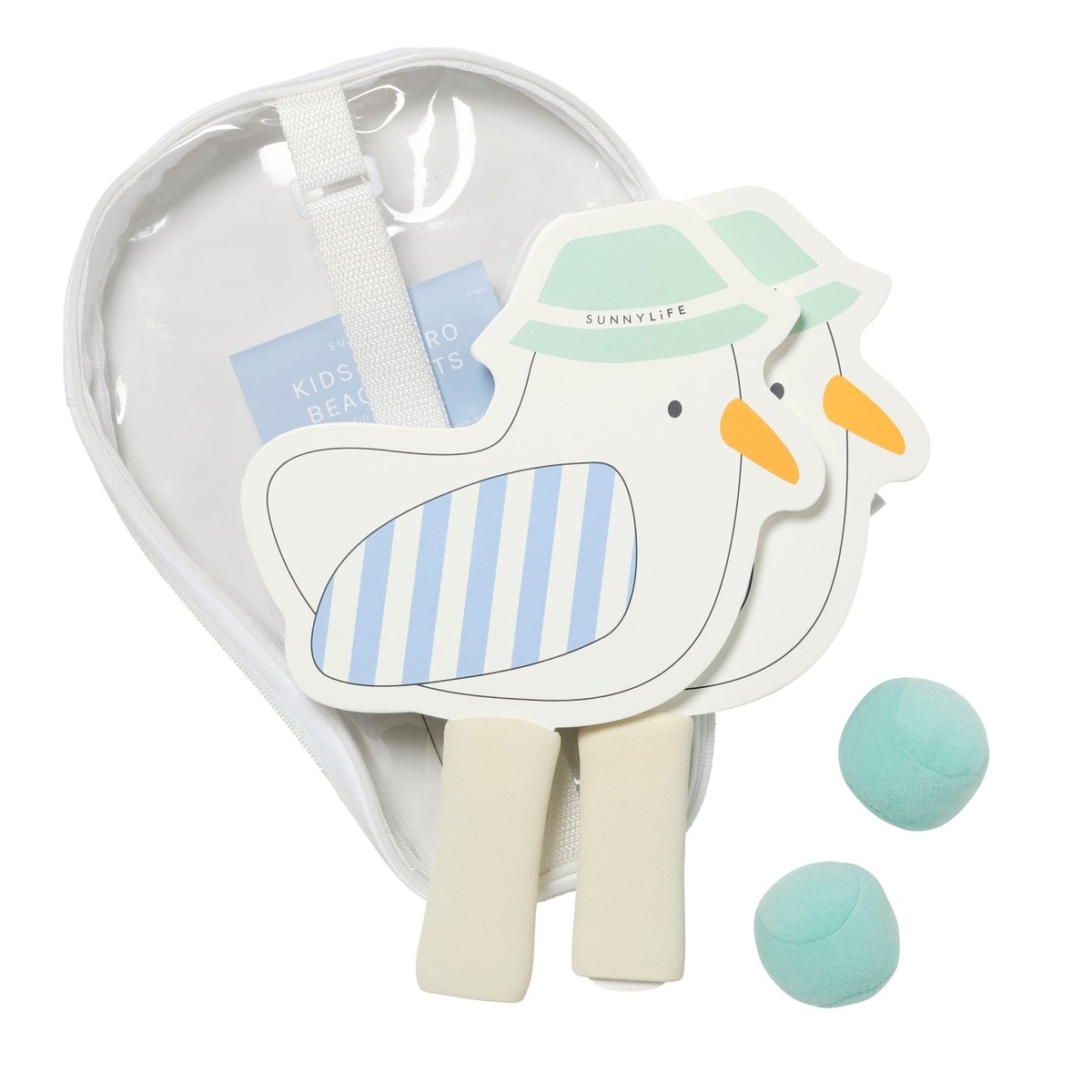 Kids Velcro Beach Bats - Sammy the Seagull - SUNNYLiFE UK