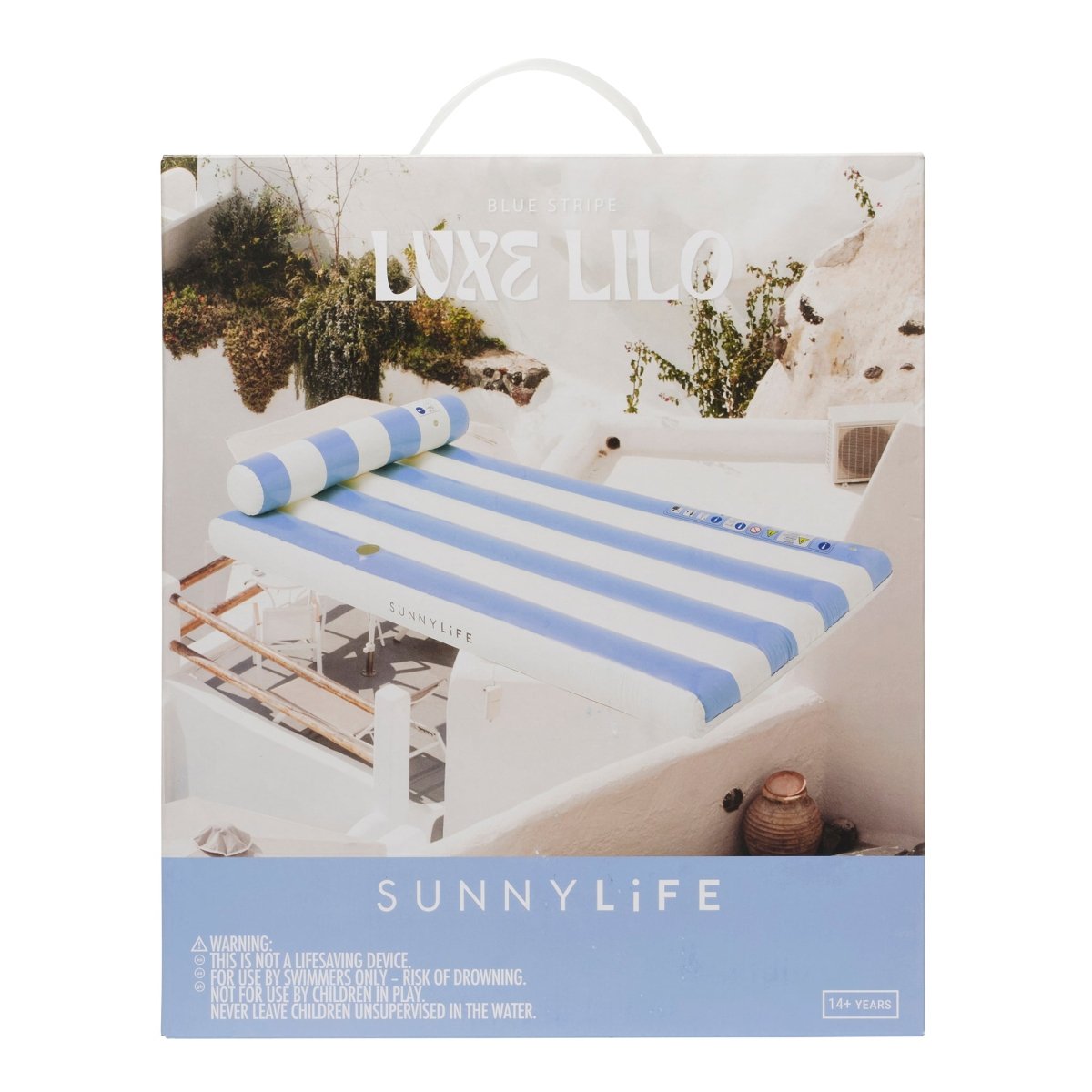 Luxe Lilo - Blue - SUNNYLiFE UK
